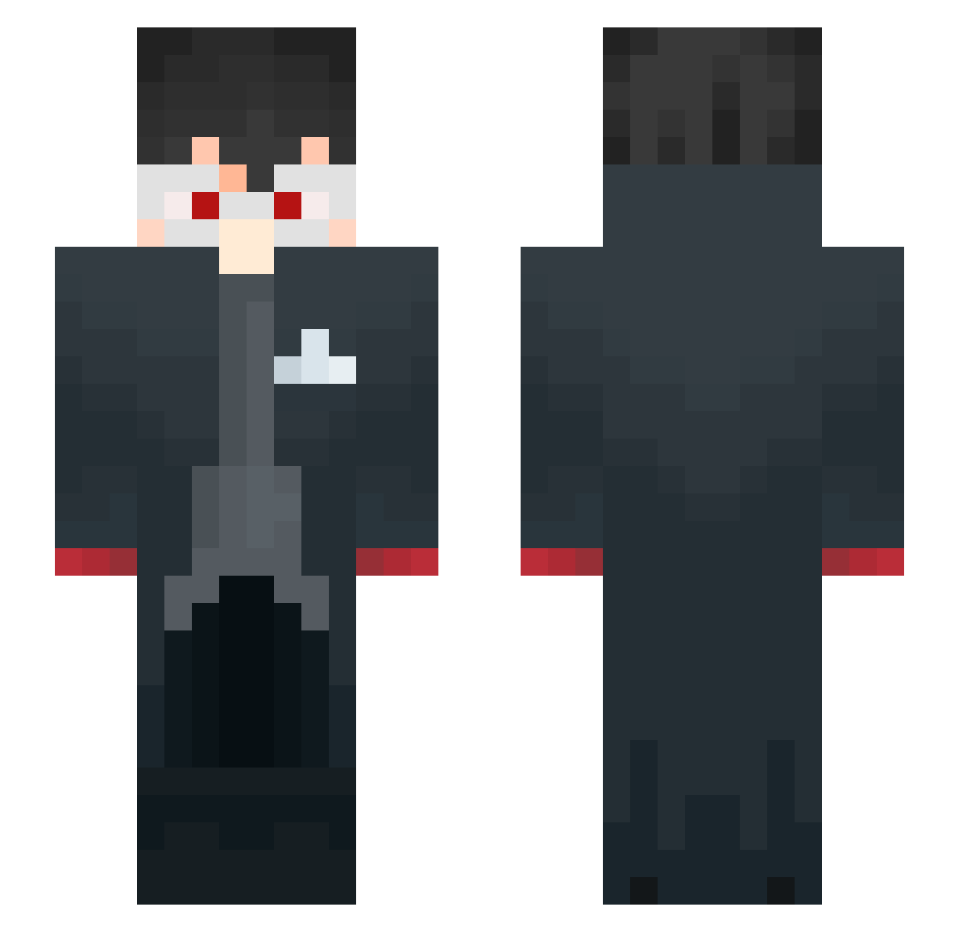 Consuls Minecraft skin, front and back view