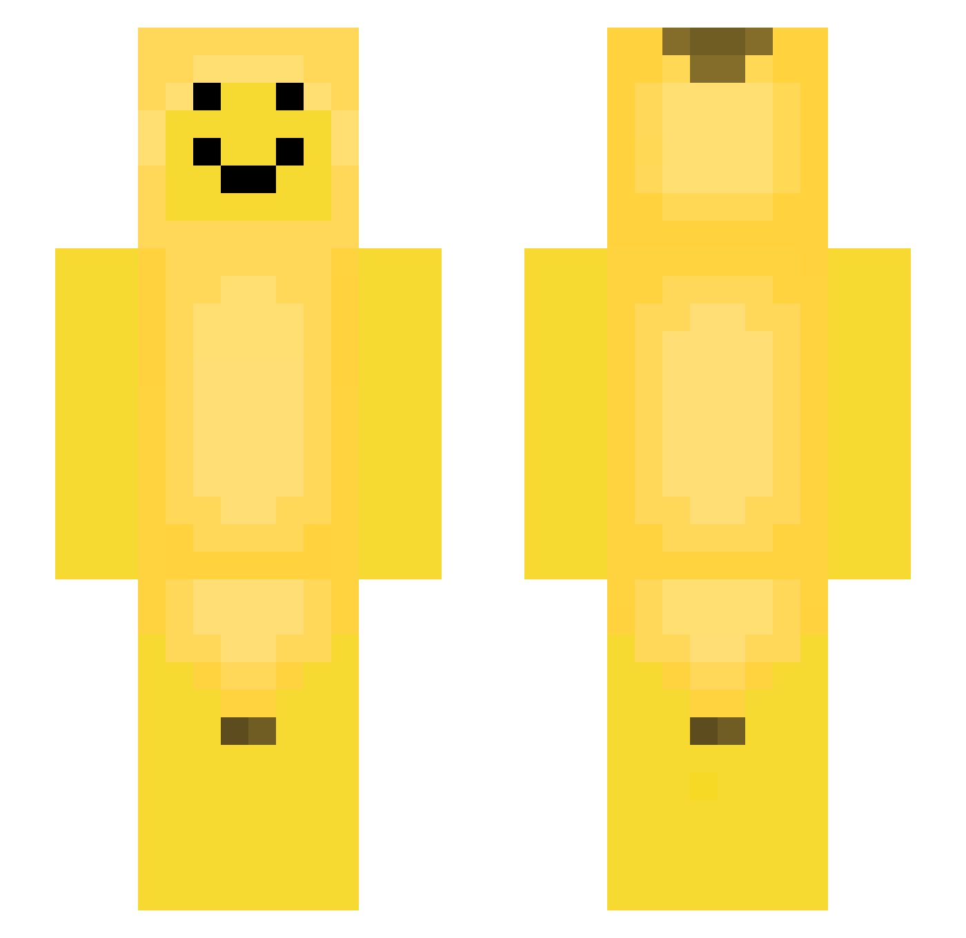 LemonyTomato205 Minecraft skin, front and back view