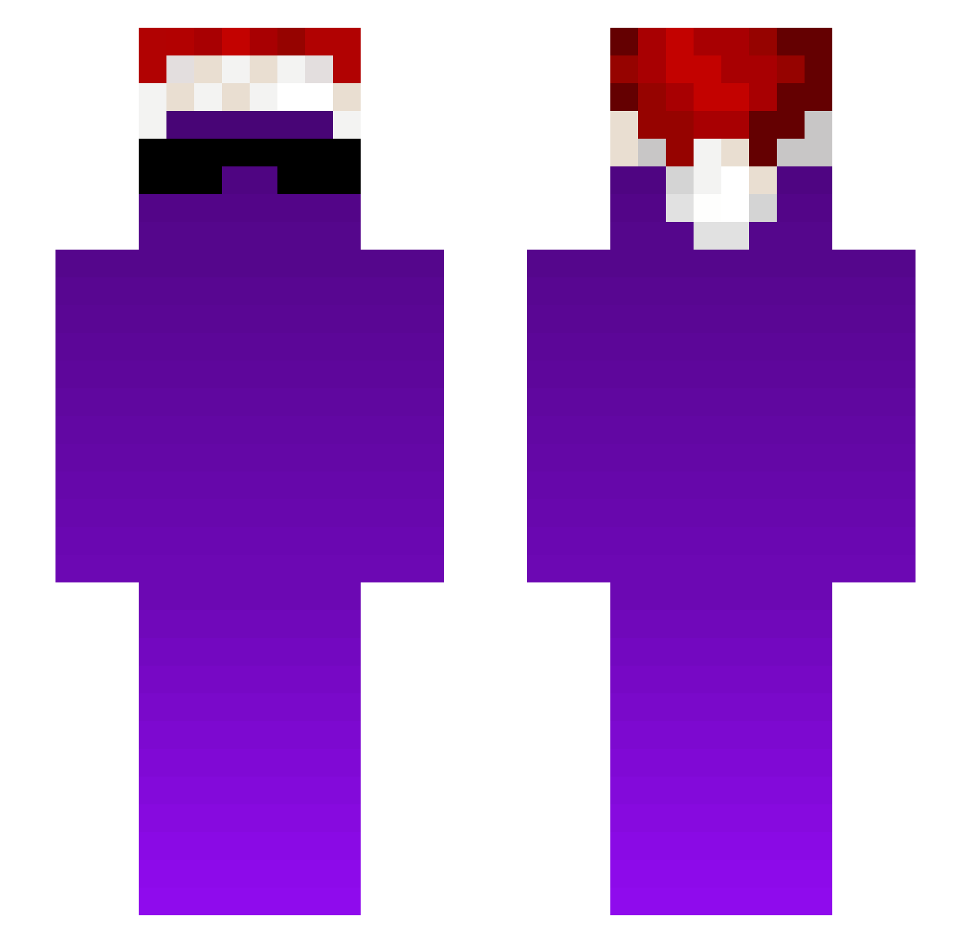 Just_Roon Minecraft skin, front and back view