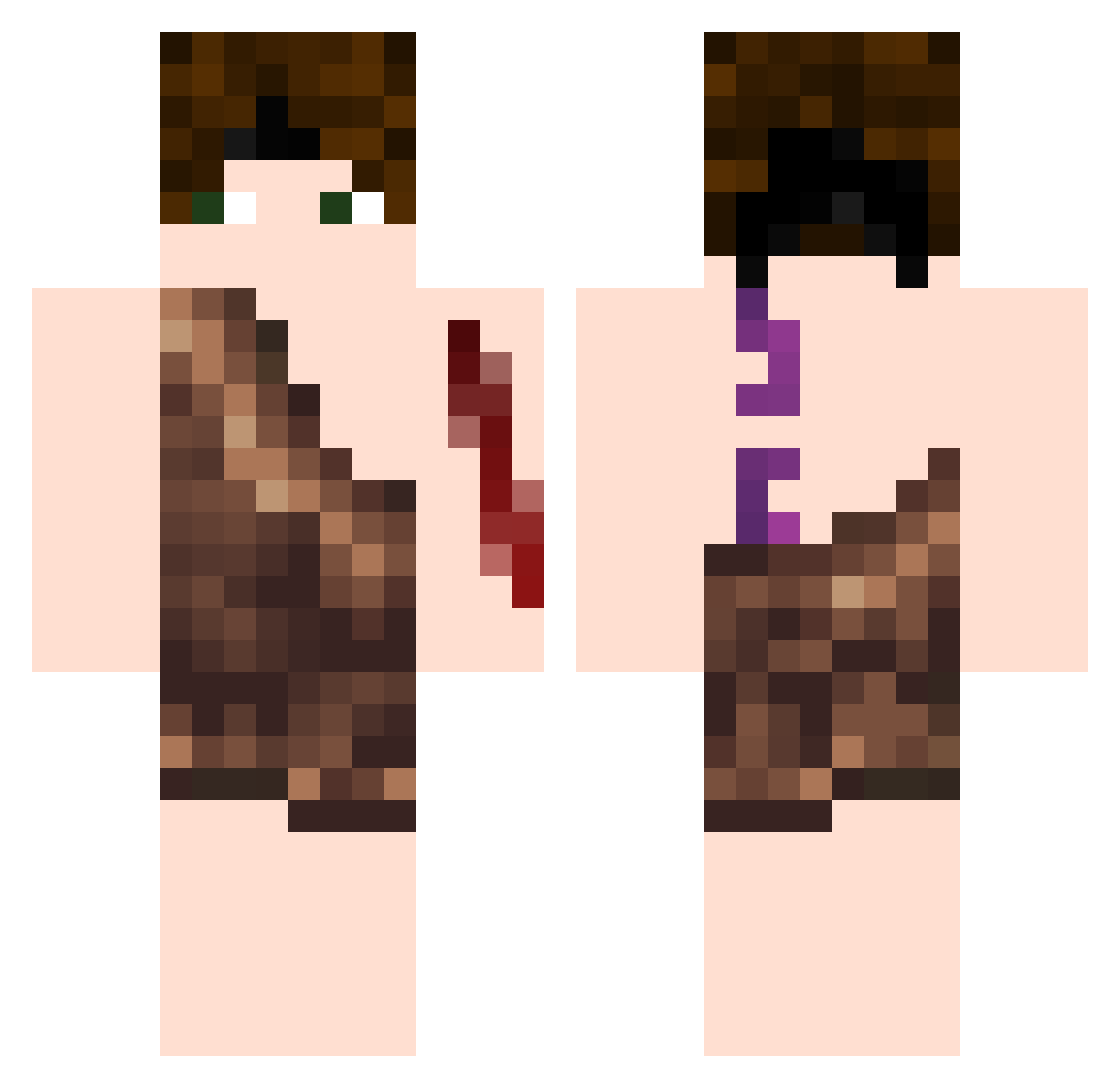 Graf_von_Speck Minecraft skin, front and back view