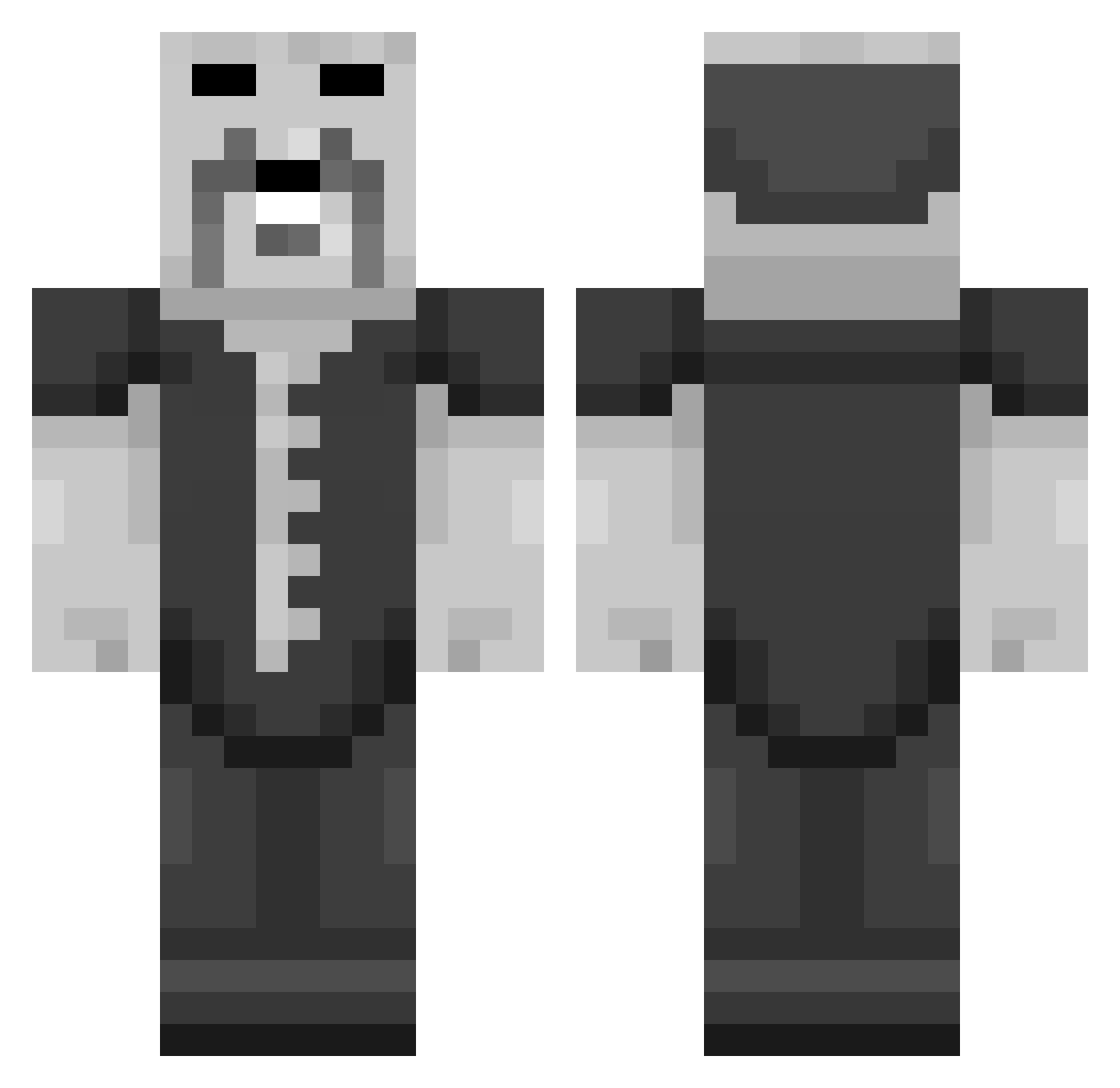 Polandforever10 Minecraft skin, front and back view