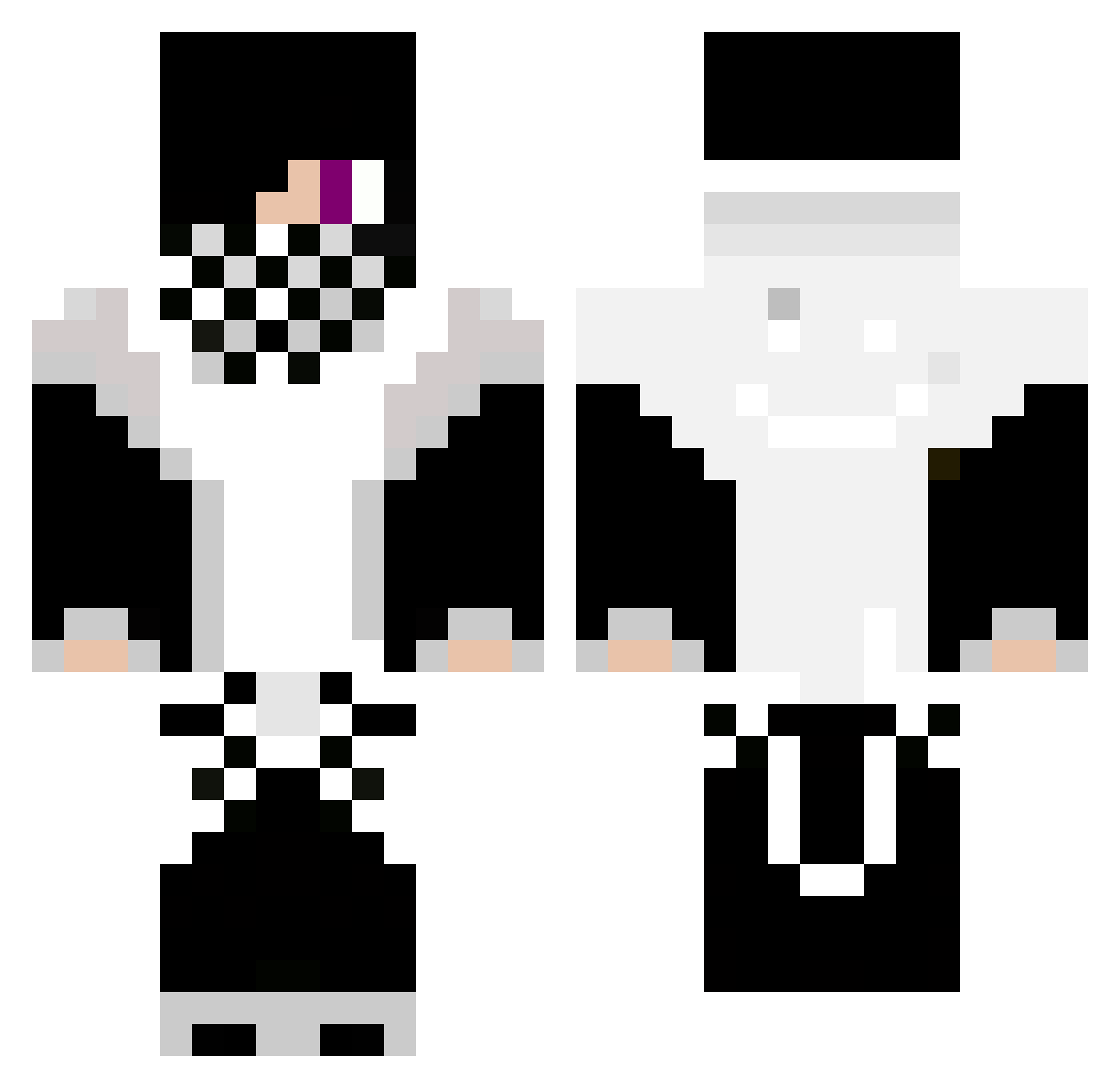 zupacebulowa Minecraft skin, front and back view