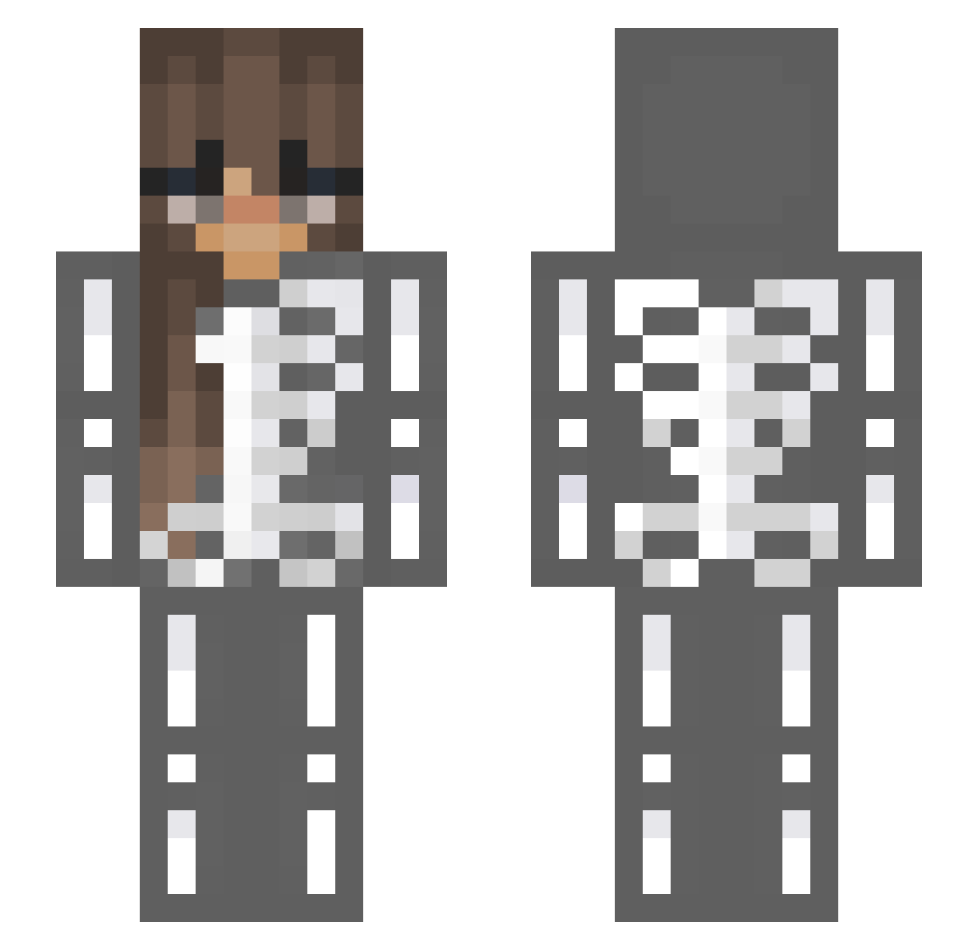 carlotta_2010 Minecraft skin, front and back view
