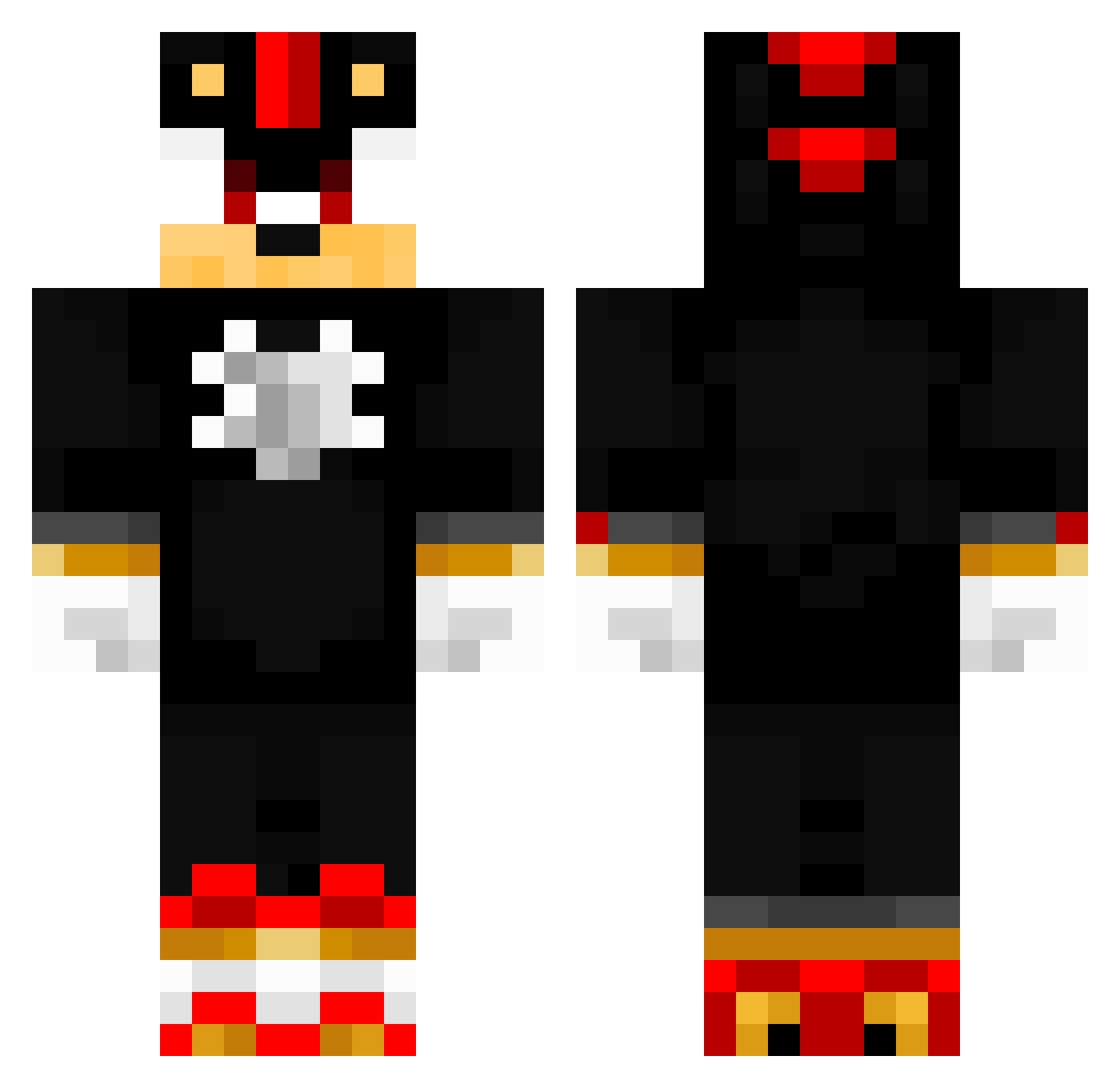 BEATERMASTER01 Minecraft skin, front and back view
