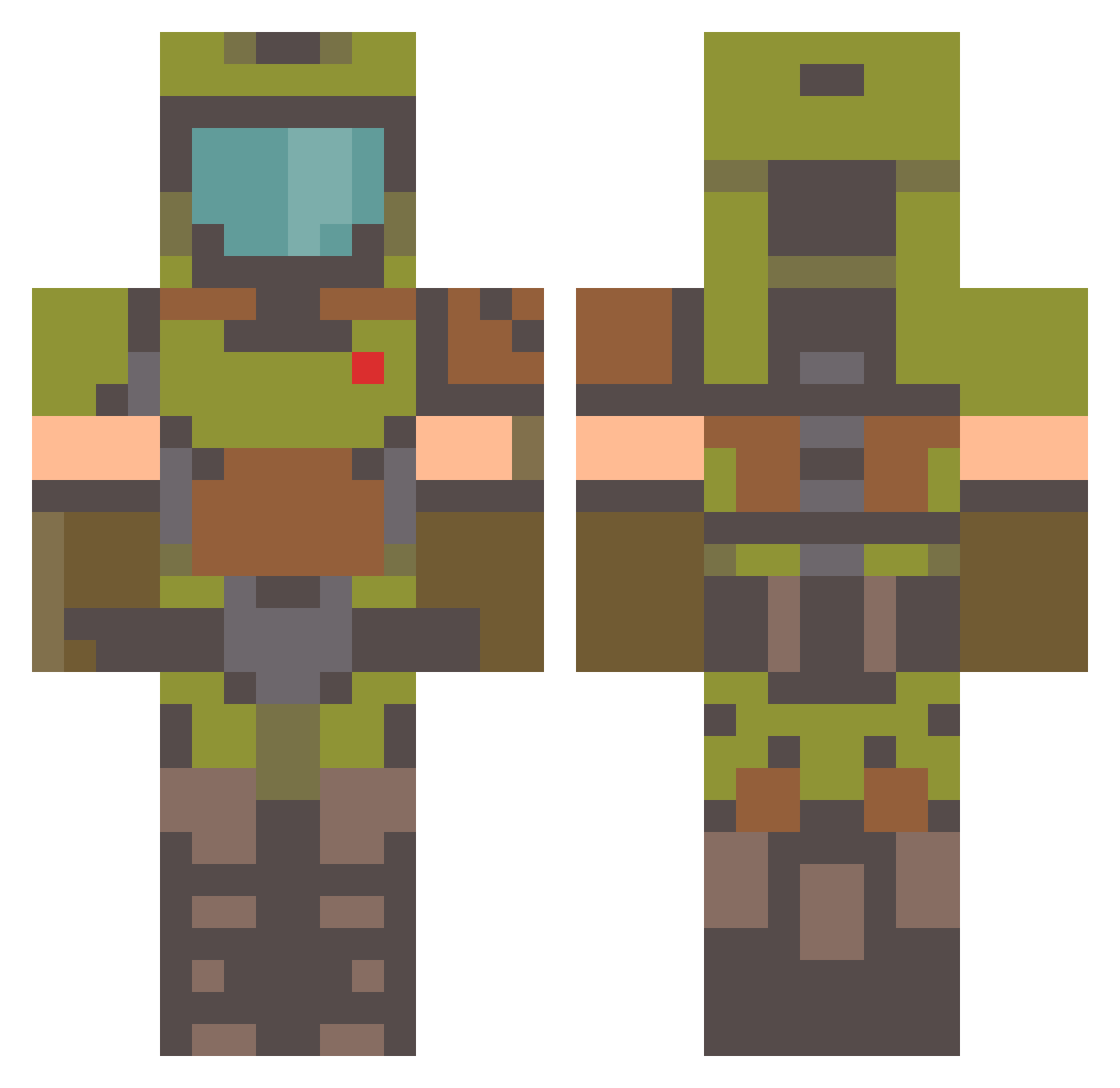d4v1dg_18 Minecraft skin, front and back view