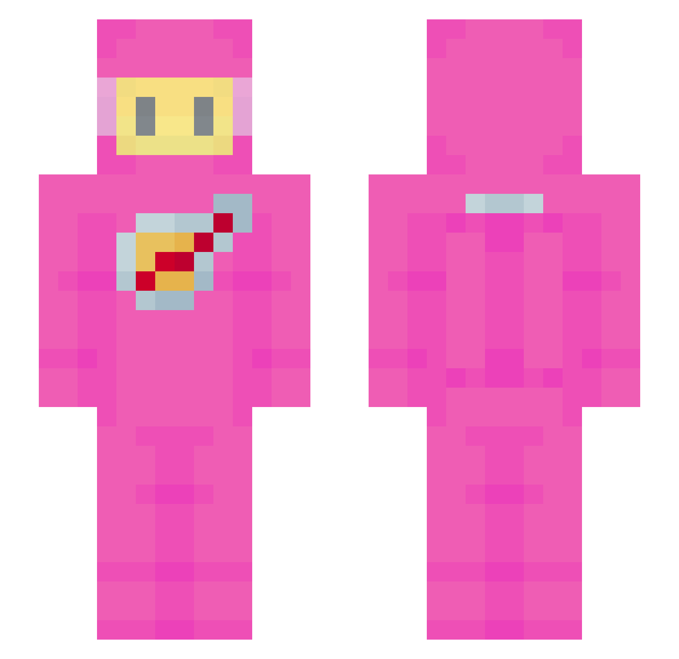 SomeGuyFromOnett Minecraft skin, front and back view