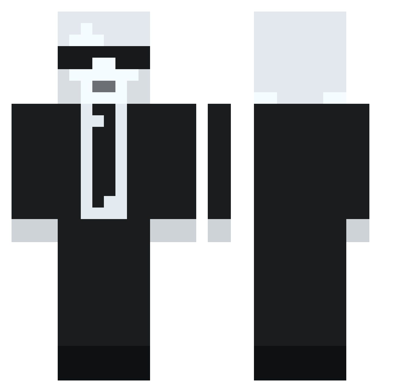 lucaspardoMC Minecraft skin, front and back view