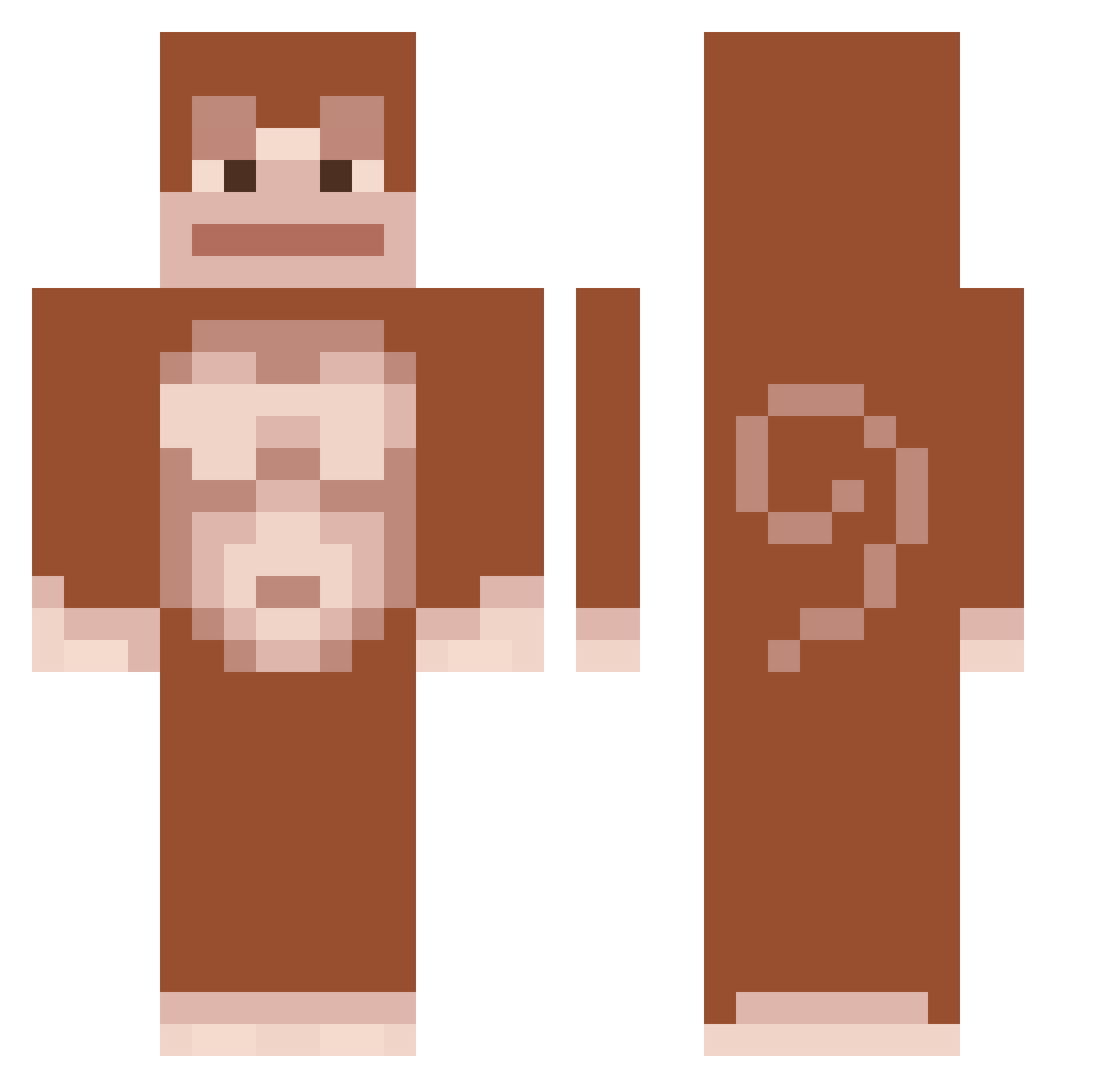 killercreeper231 Minecraft skin, front and back view
