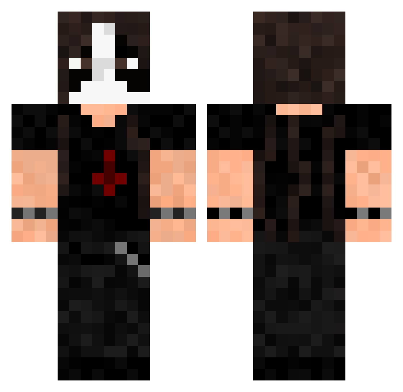 Gabriel_Comps2 Minecraft skin, front and back view