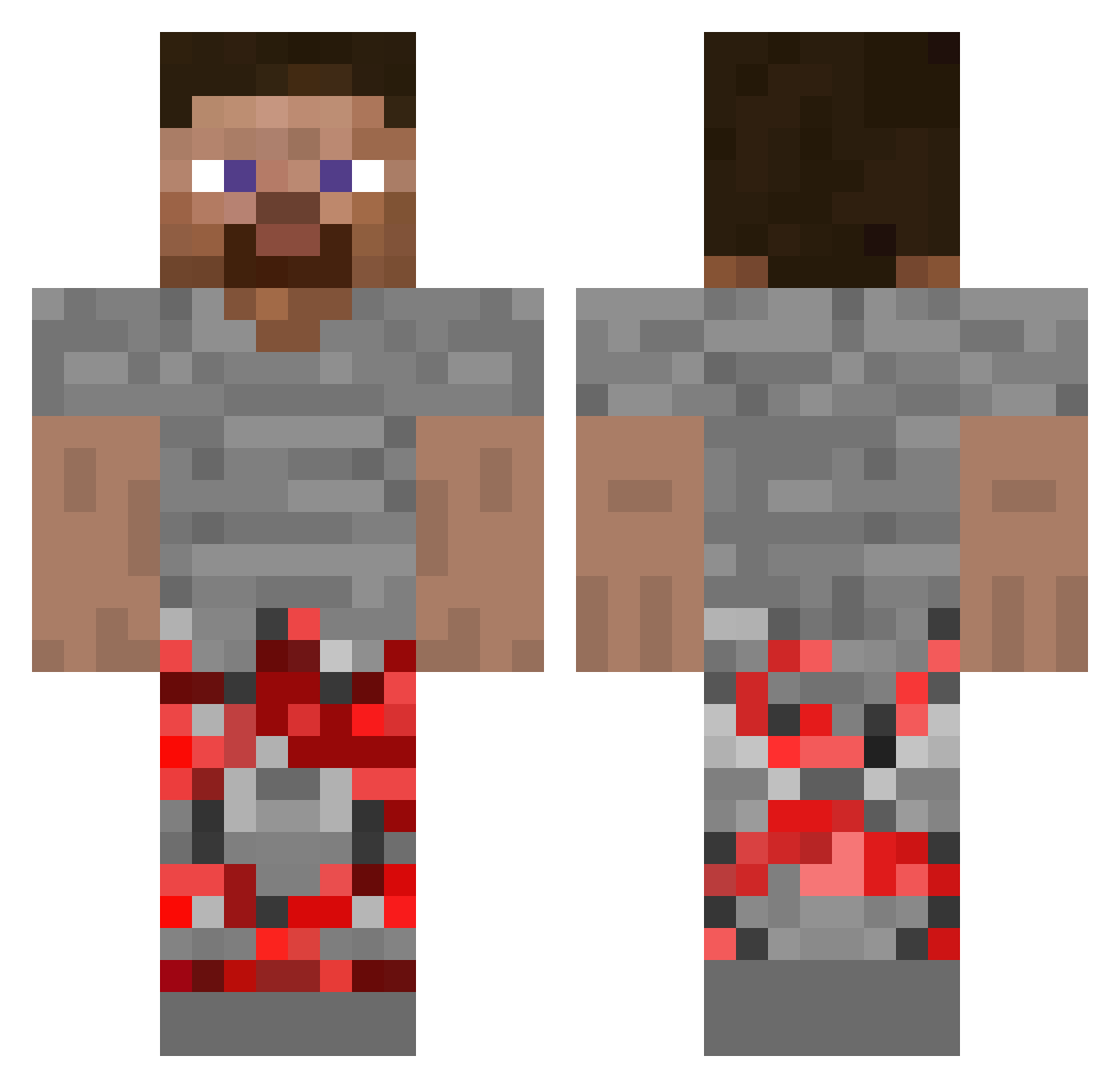 sathyx_ Minecraft skin, front and back view