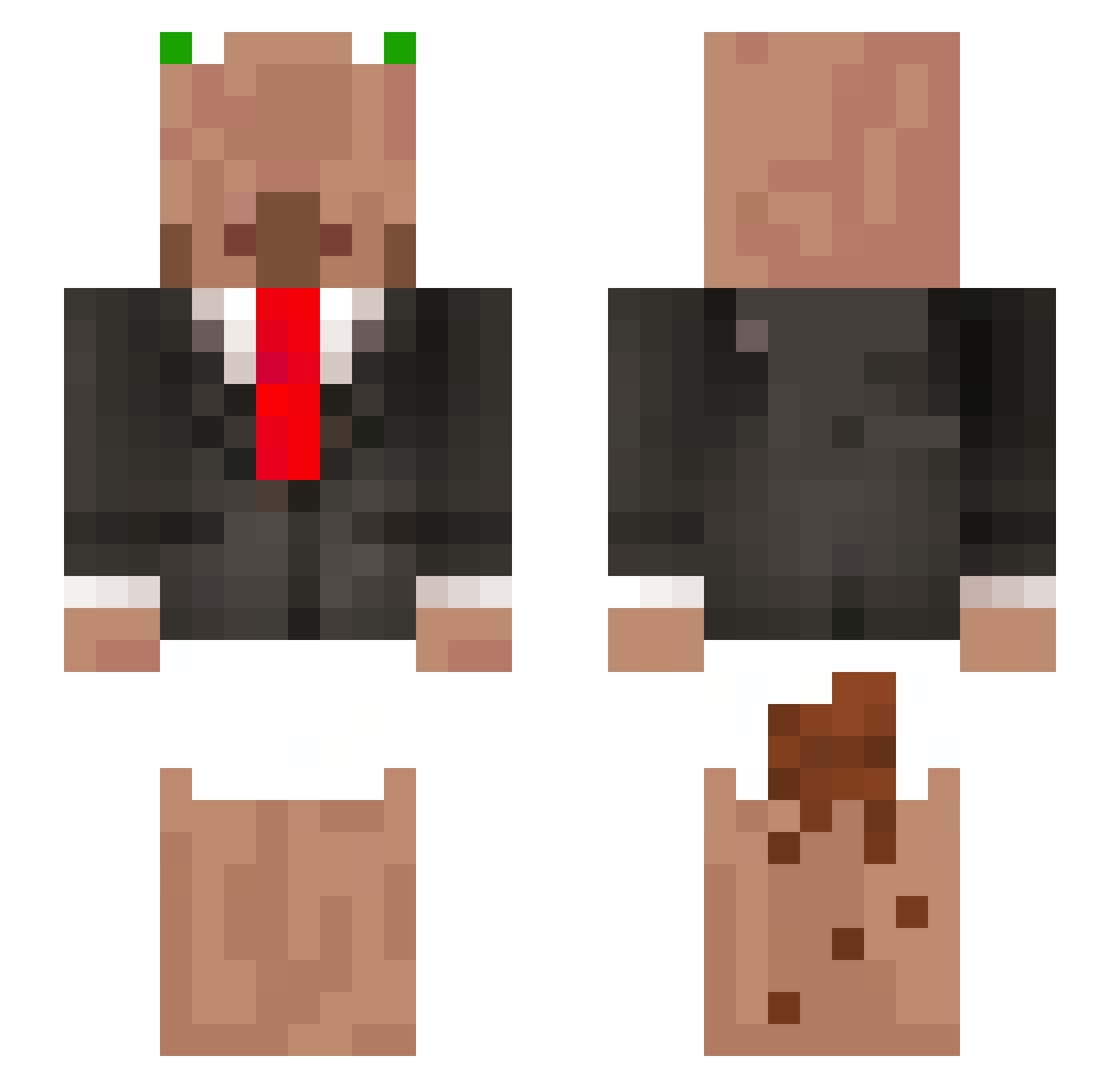 __CyberCat___ Minecraft skin, front and back view