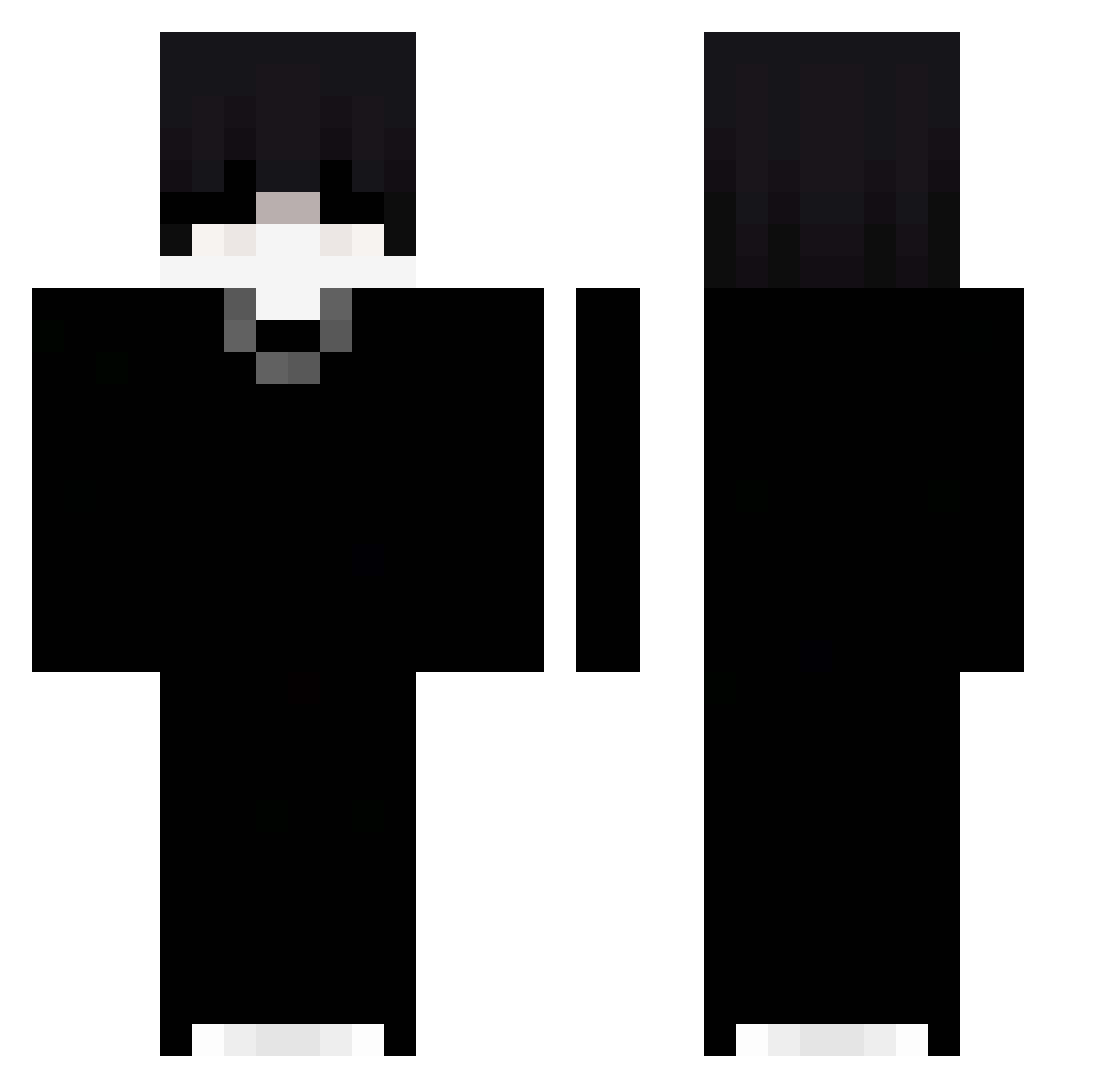 DAFOPAAA_T Minecraft skin, front and back view
