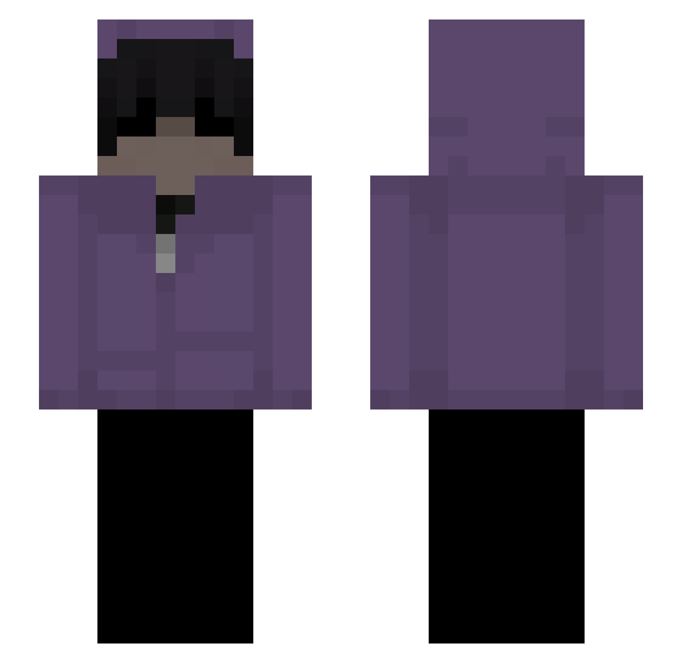 tommybueno Minecraft skin, front and back view