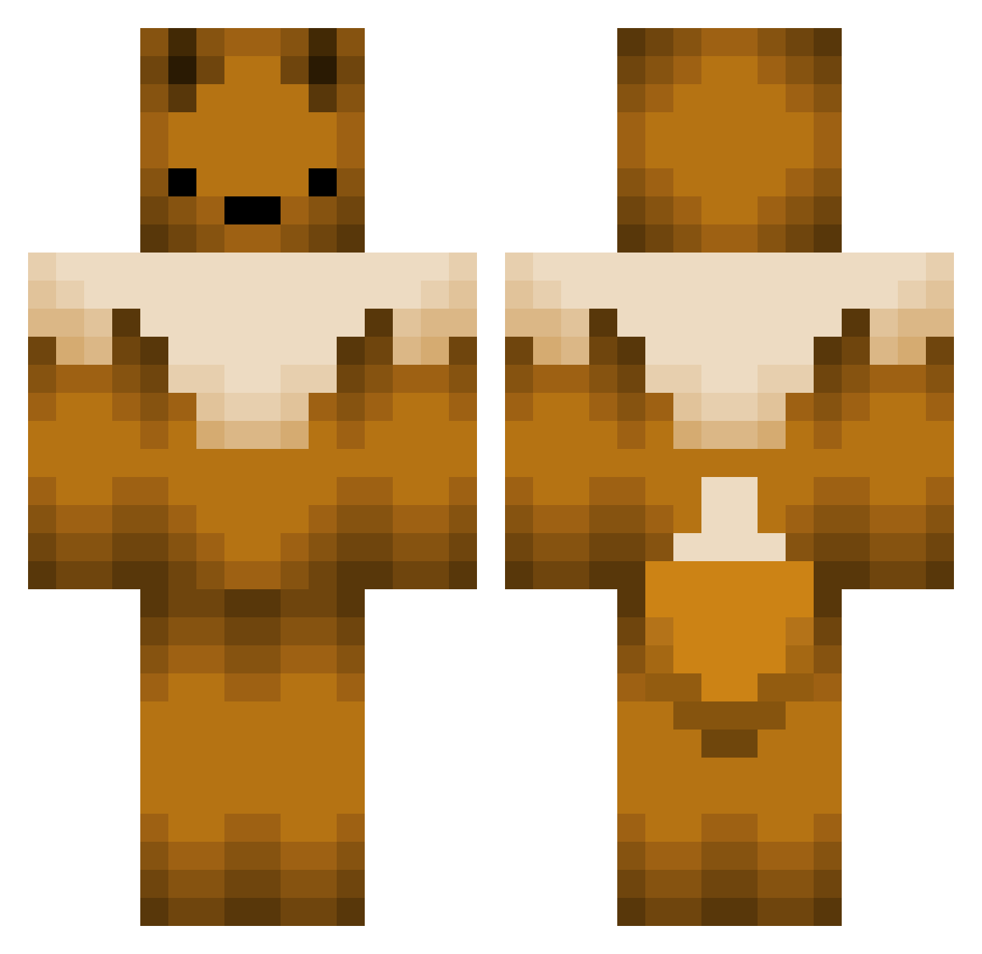 Juanj0812 Minecraft skin, front and back view