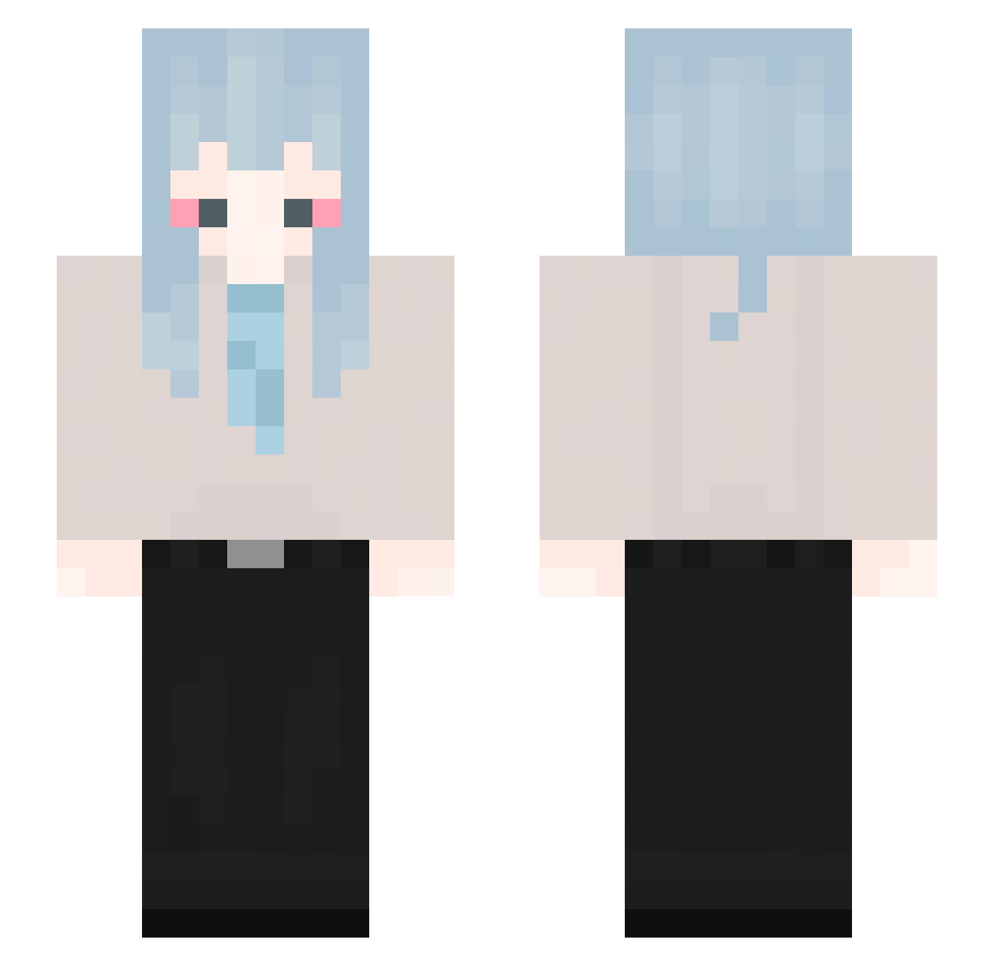 prezent5Z Minecraft skin, front and back view