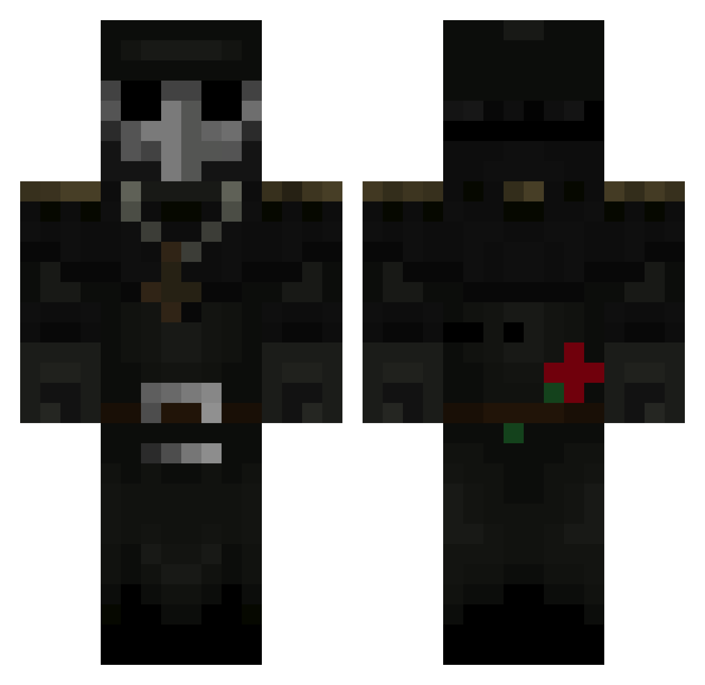 Happy_Joe1234 Minecraft skin, front and back view