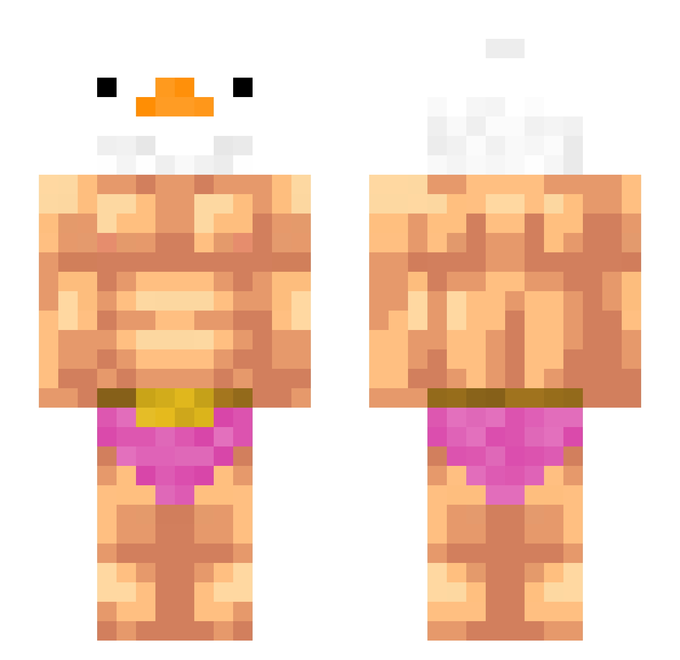OLEK_0912 Minecraft skin, front and back view