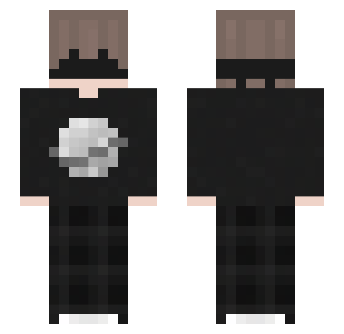 _Nght__ Minecraft skin, front and back view