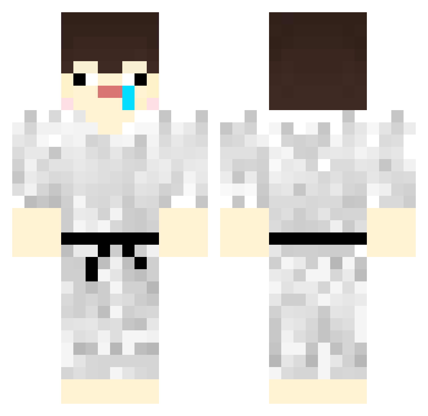 Boyi_0115 Minecraft skin, front and back view