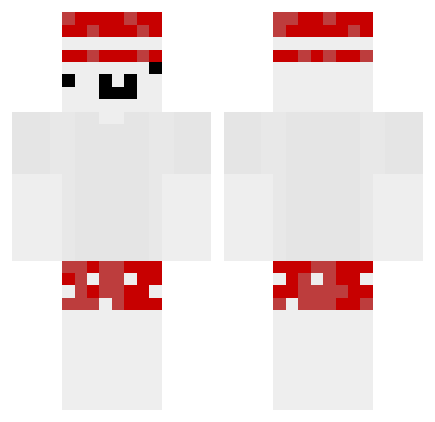 swebbie_ Minecraft skin, front and back view