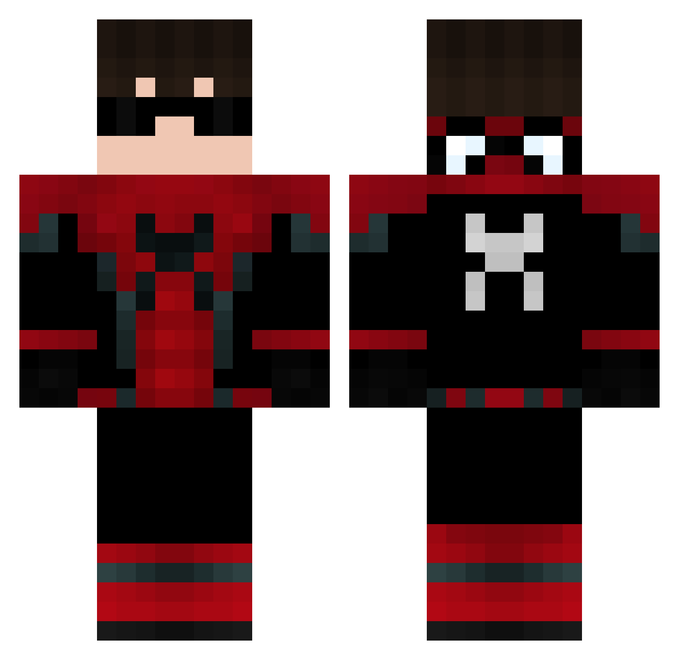 C7SzArthurSs Minecraft skin, front and back view