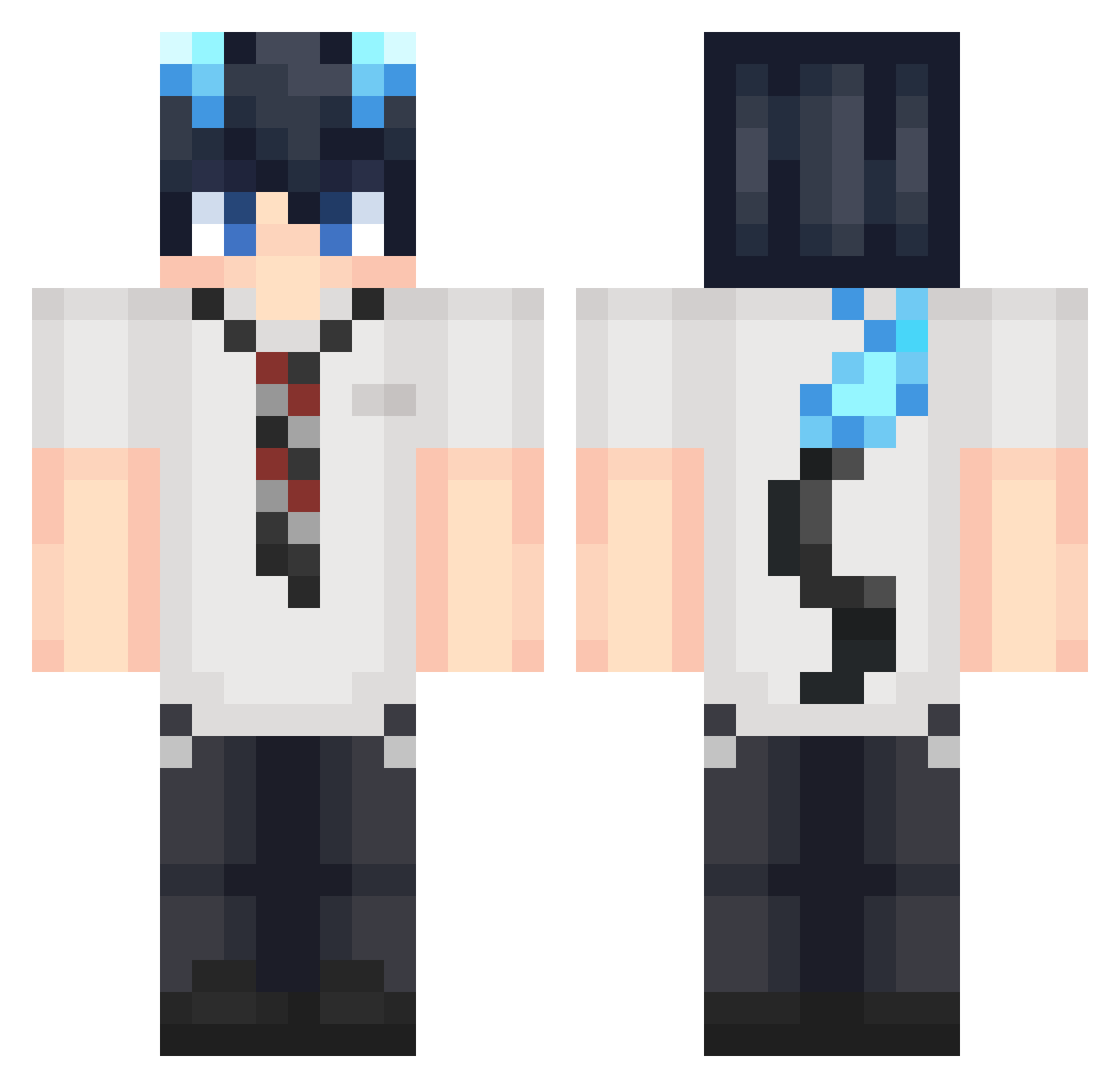 Alfseidr - blue exorcist Minecraft skin