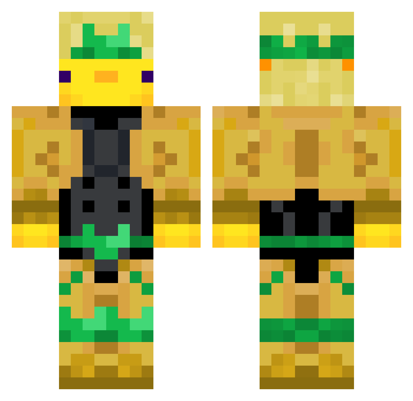 __Mandy_ Minecraft skin, front and back view