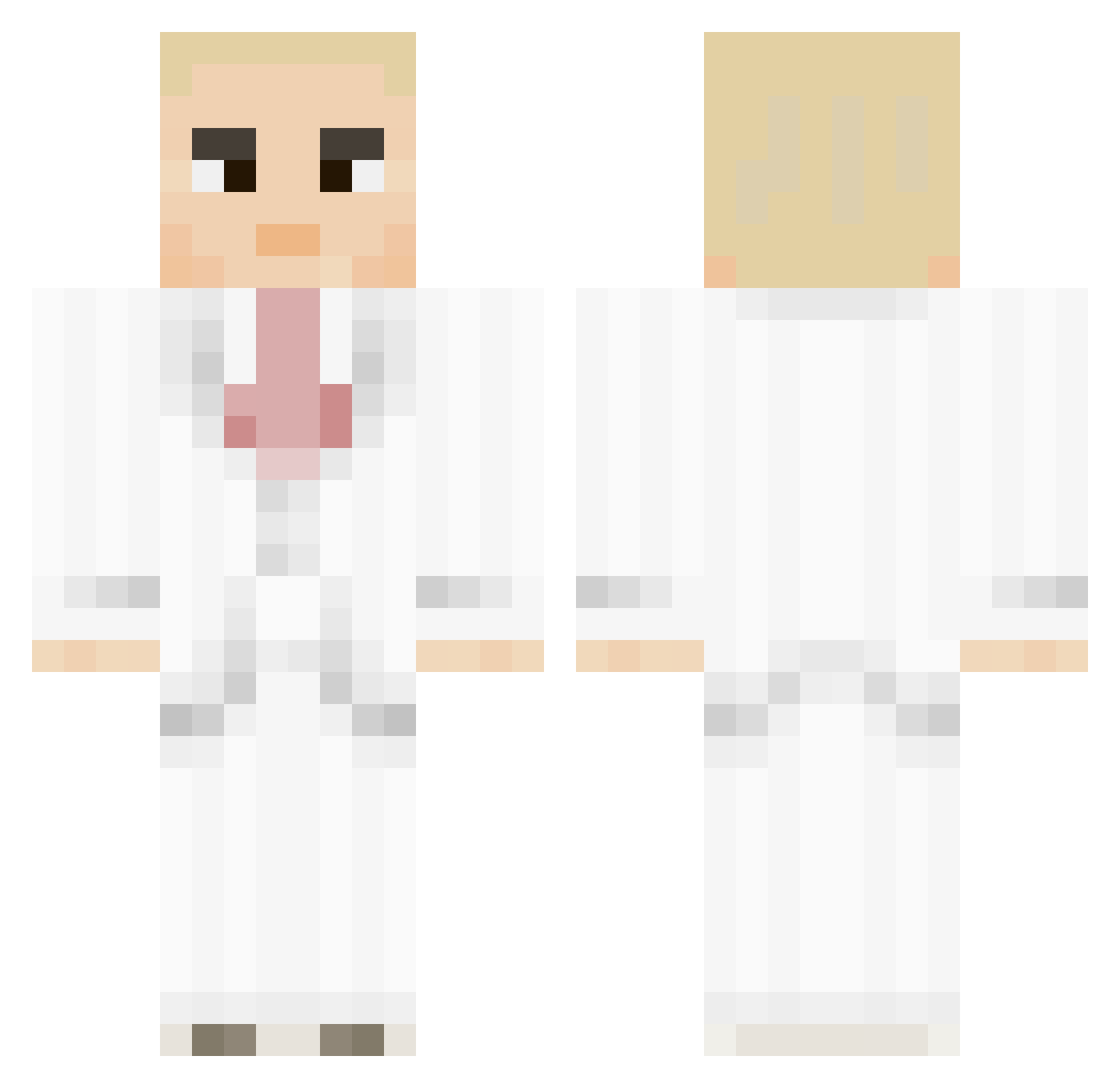 ventoora Minecraft skin, front and back view