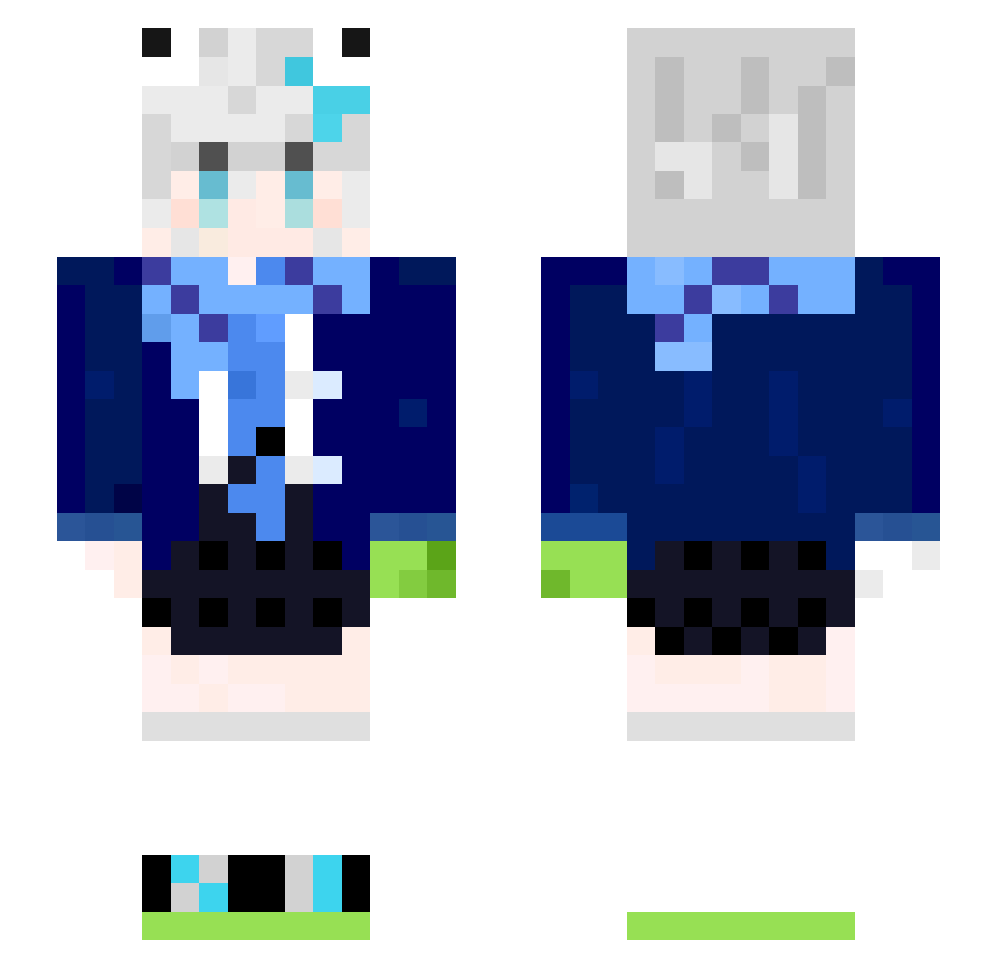jeremy20080922 Minecraft skin, front and back view