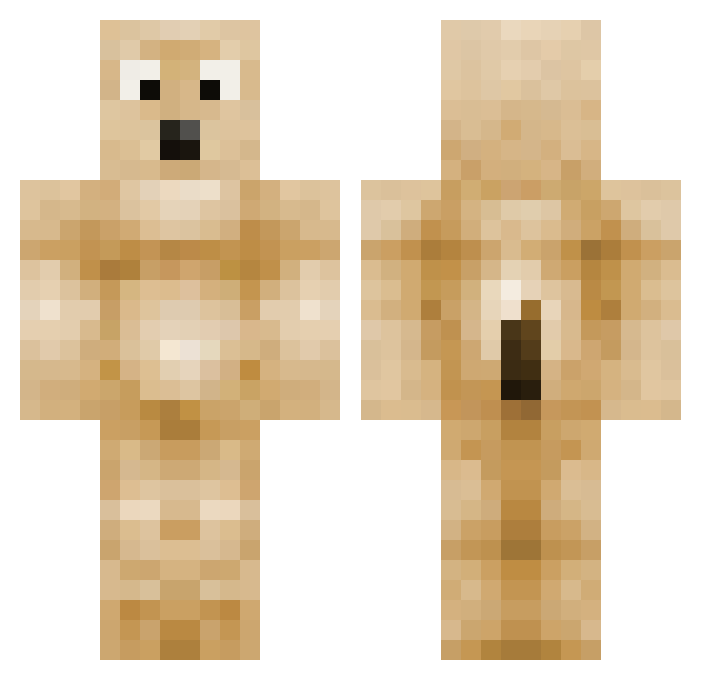7upd - golden retriever Minecraft skin