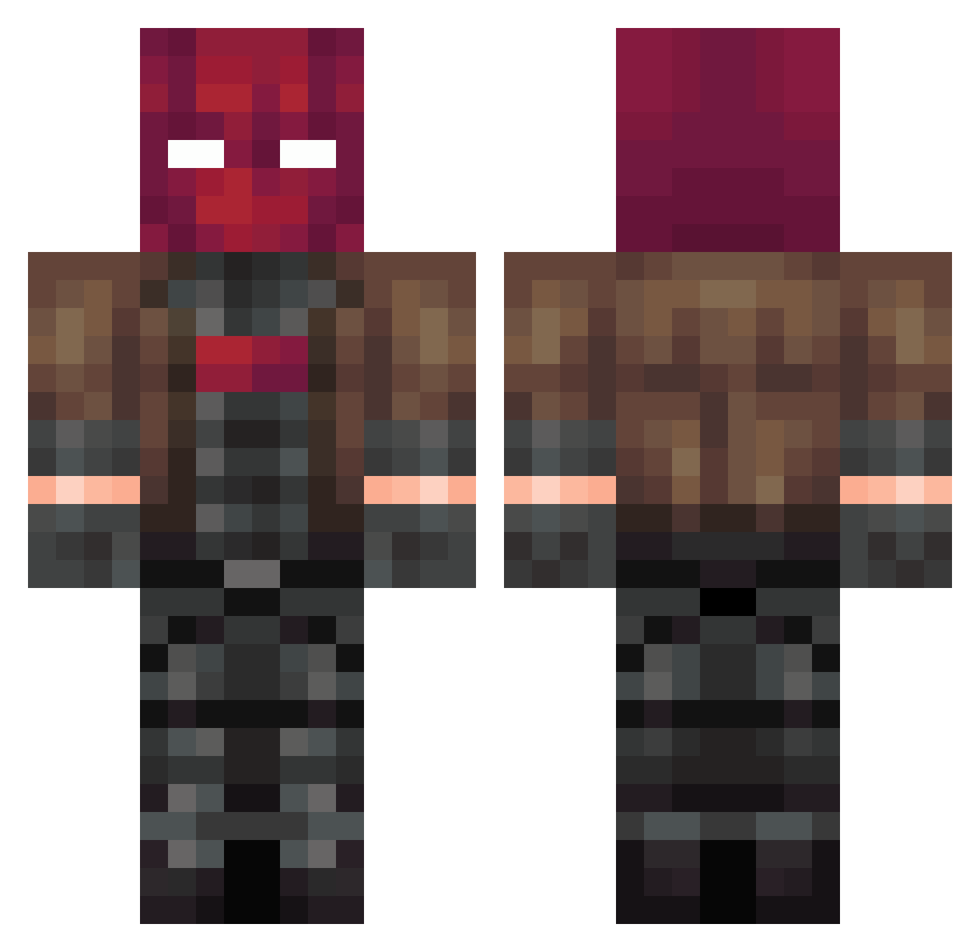 EthnJack - red hood Minecraft skin