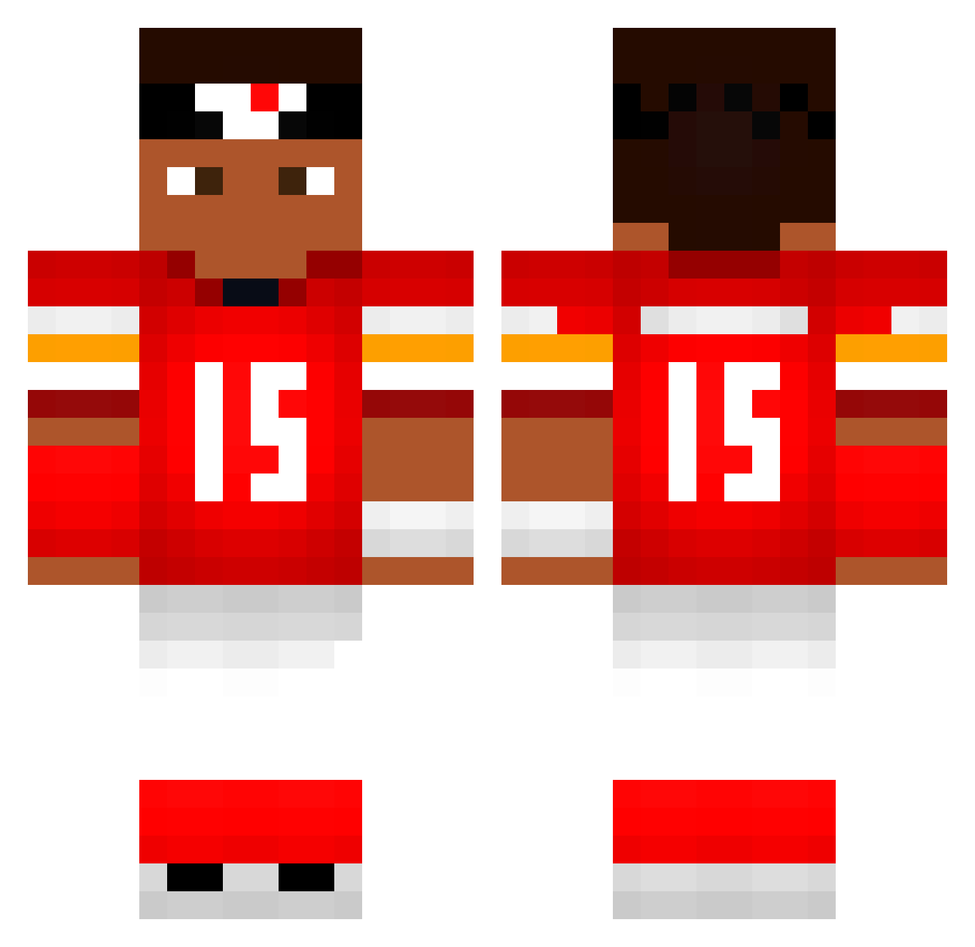 der_echte_vladi Minecraft skin, front and back view