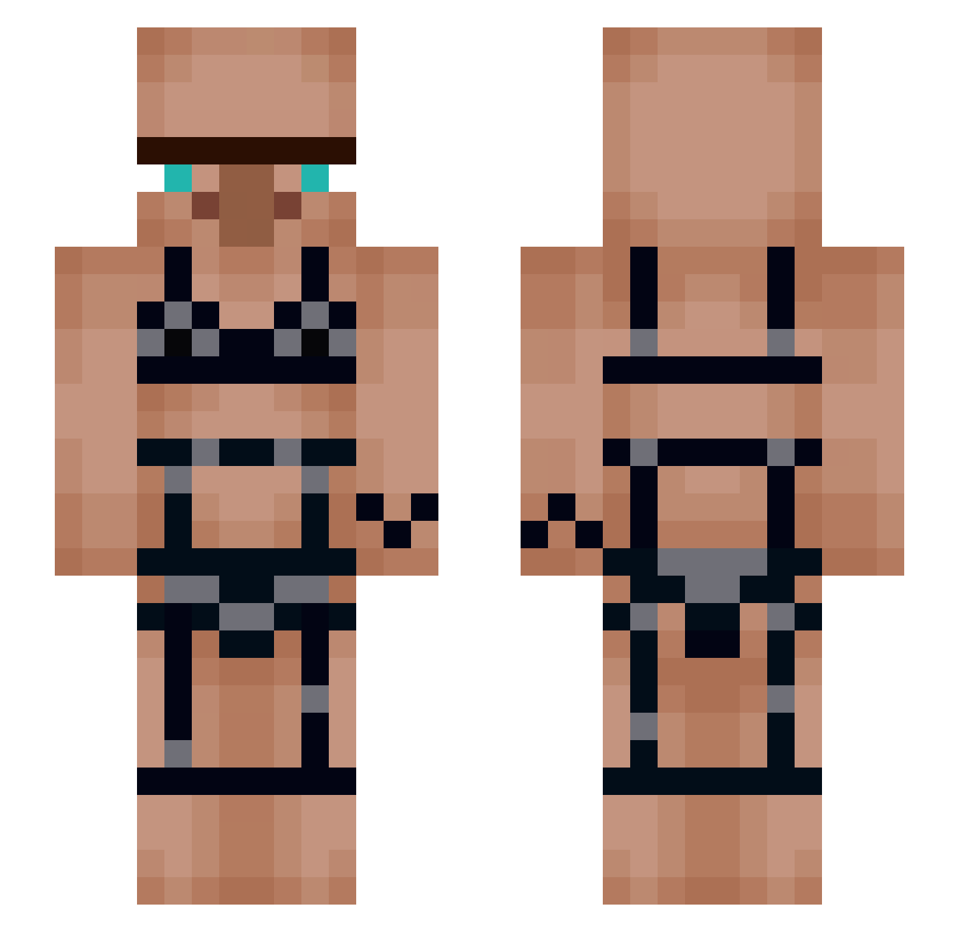lailar420 Minecraft skin, front and back view