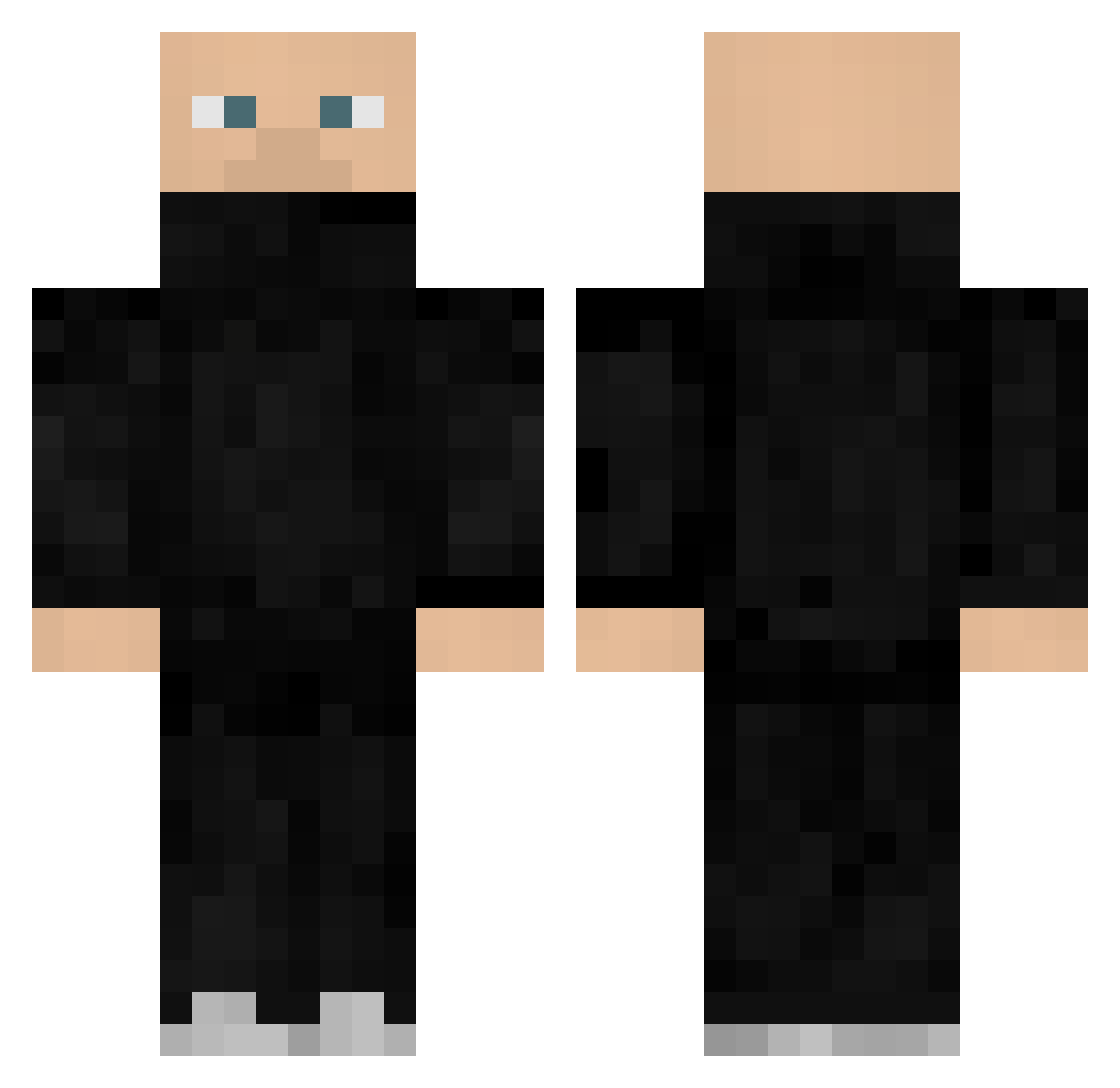 _dnka_ Minecraft skin, front and back view