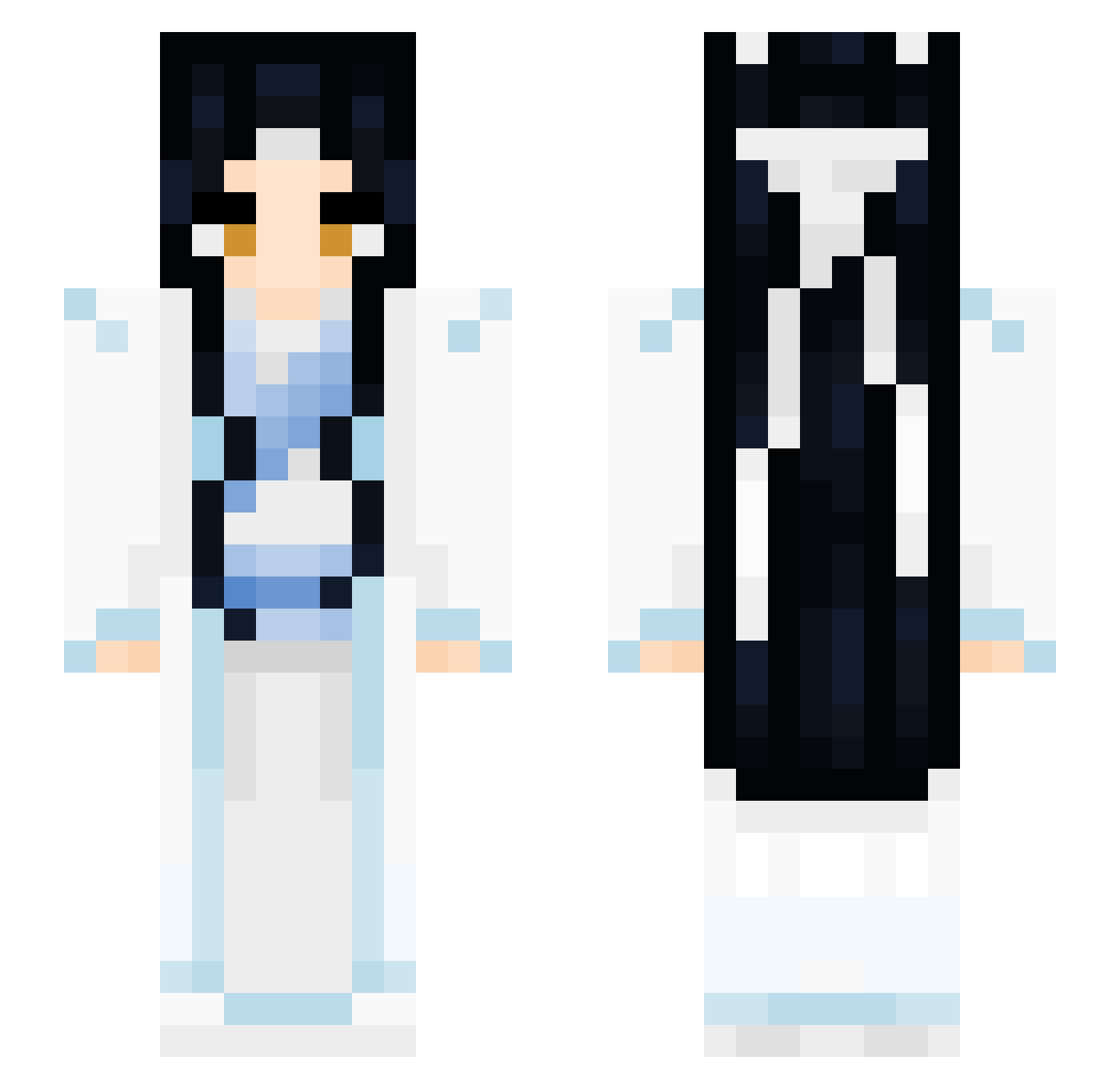 czasyz Minecraft skin, front and back view