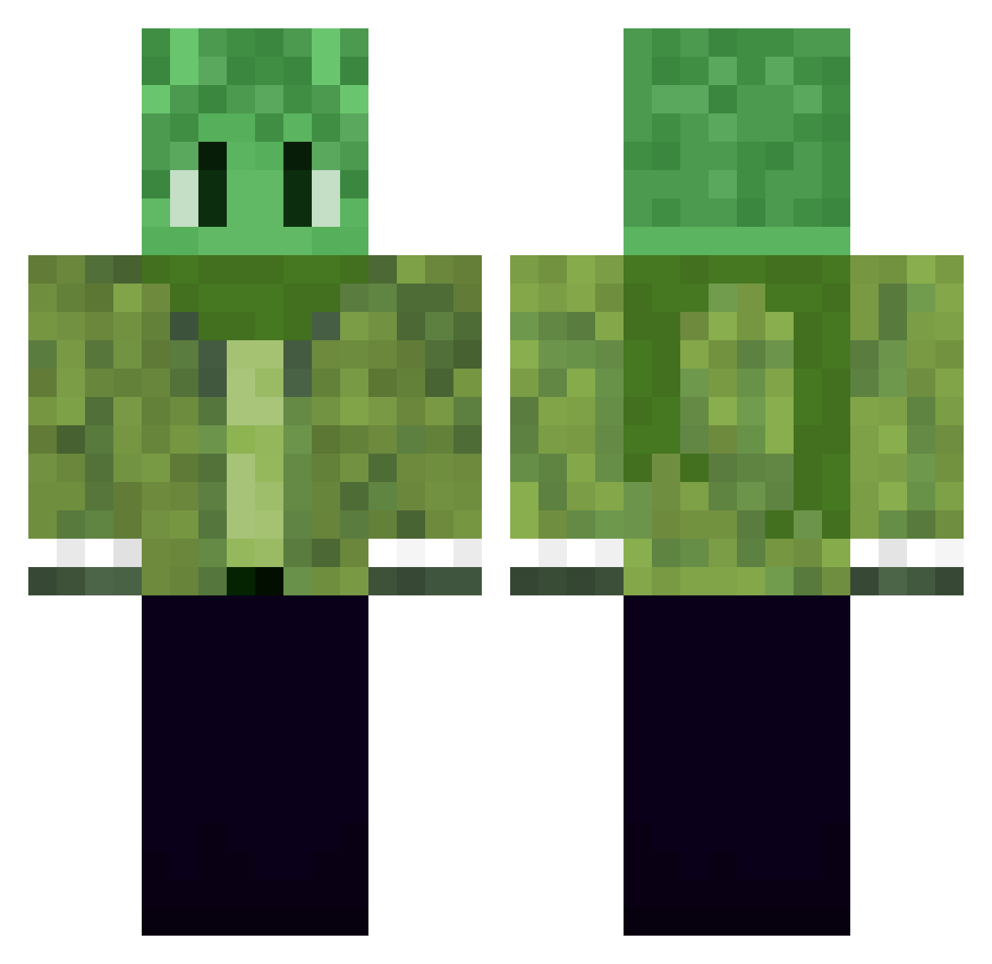 LuucaasPucaas Minecraft skin, front and back view