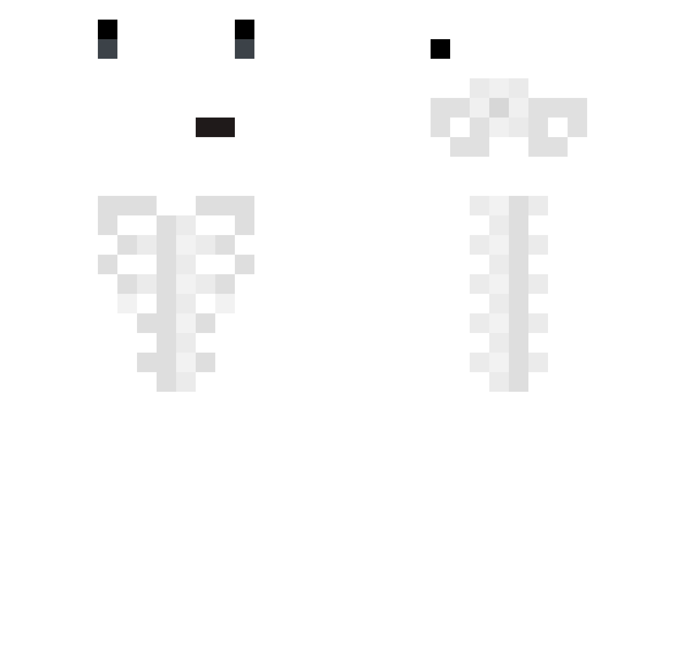 Kingiceman Minecraft skin, front and back view