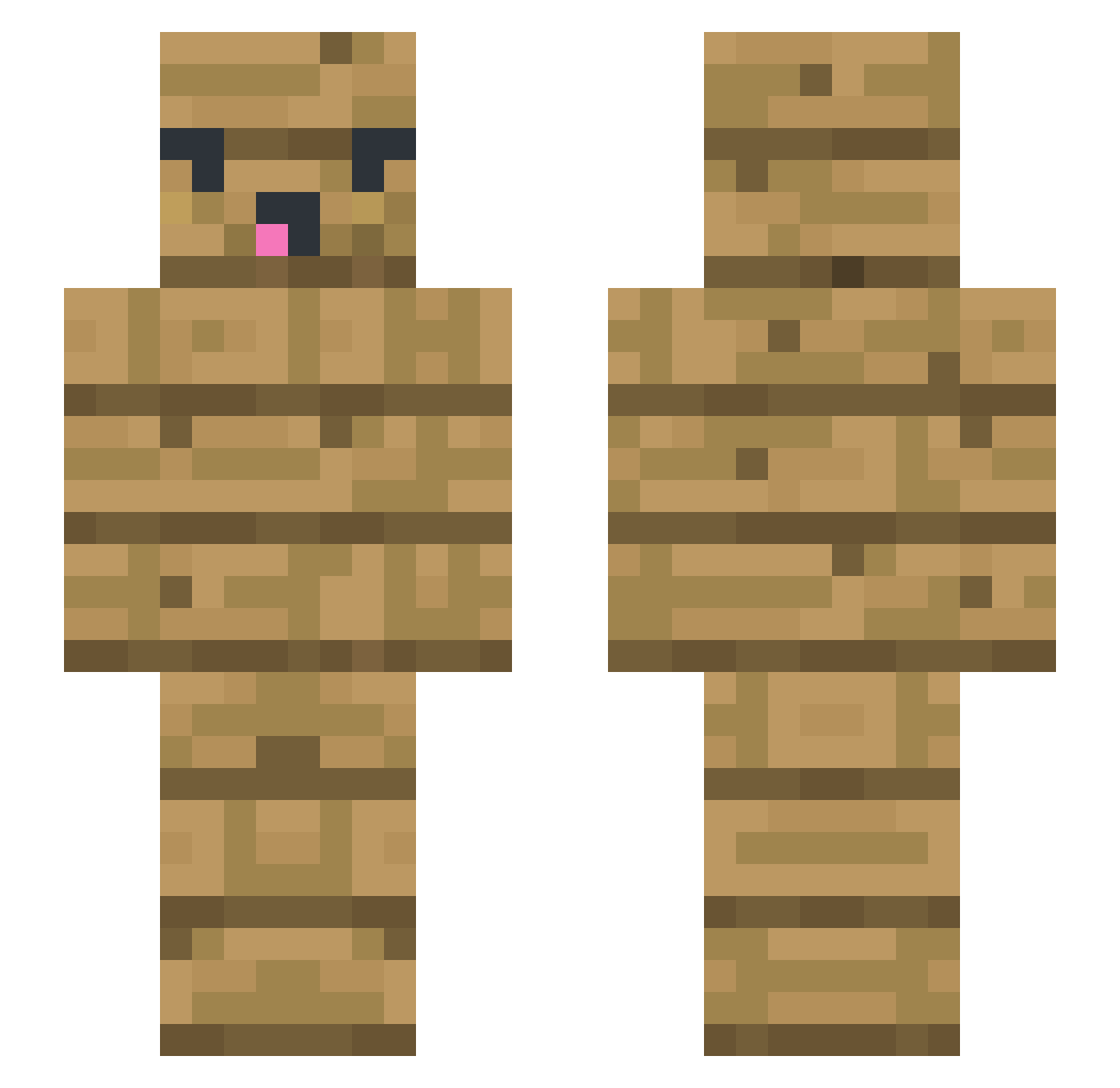 LiusH_ Minecraft skin, front and back view