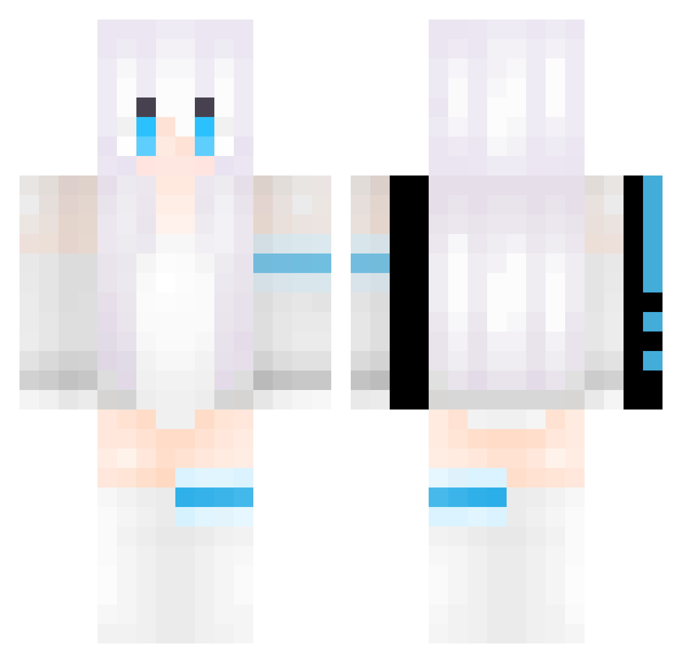 wind_8678 Minecraft skin, front and back view