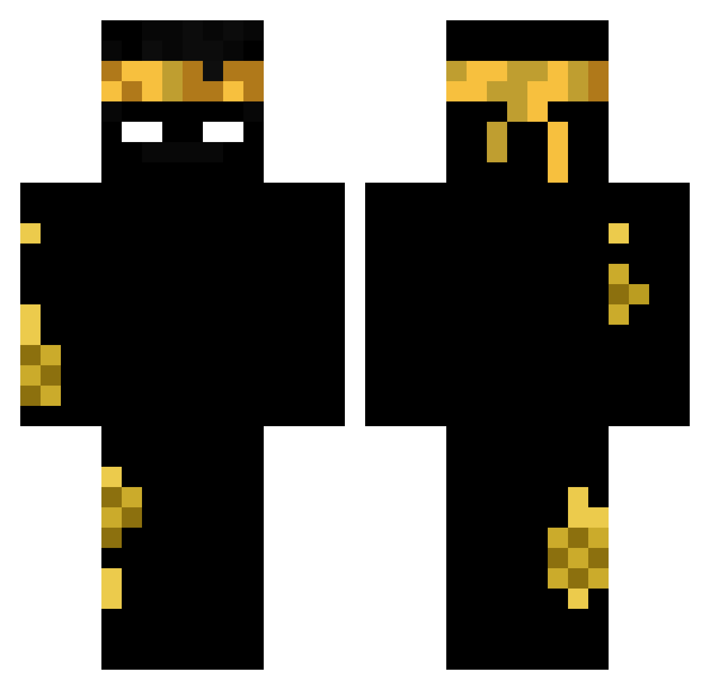 uKenonXITADO_ Minecraft skin, front and back view