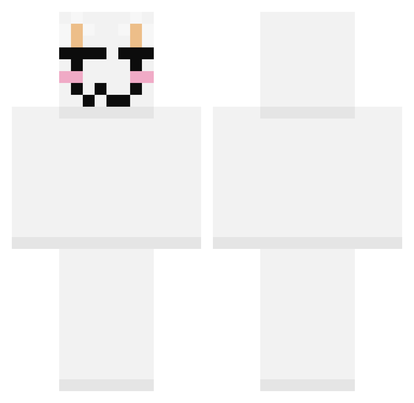 hurstville Minecraft skin, front and back view