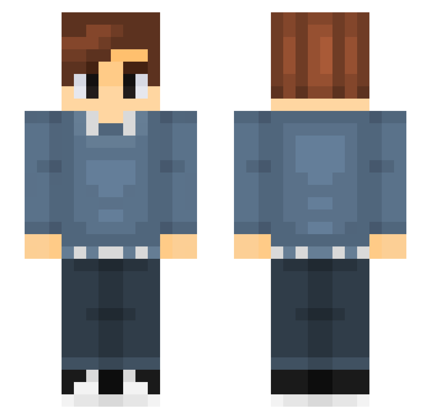 sylweczek Minecraft skin, front and back view