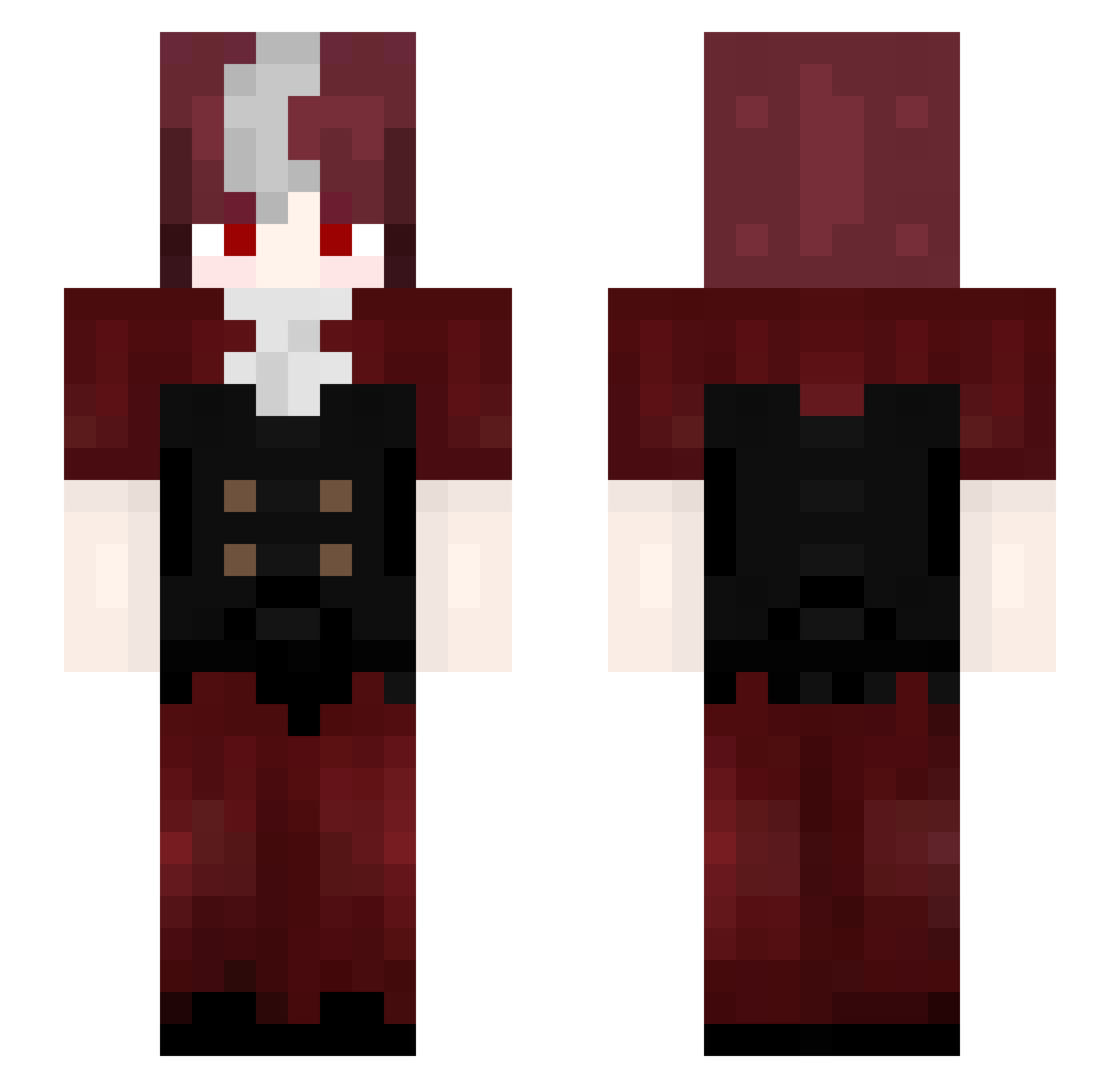 flapjack06 Minecraft skin, front and back view