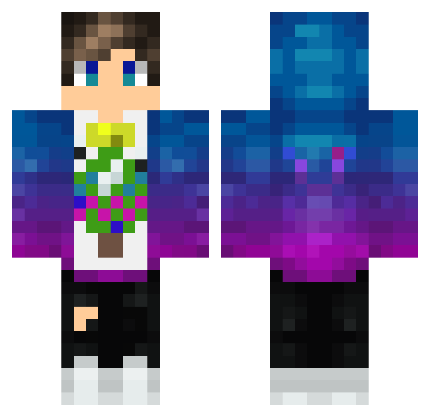 timurka_bist007 Minecraft skin, front and back view