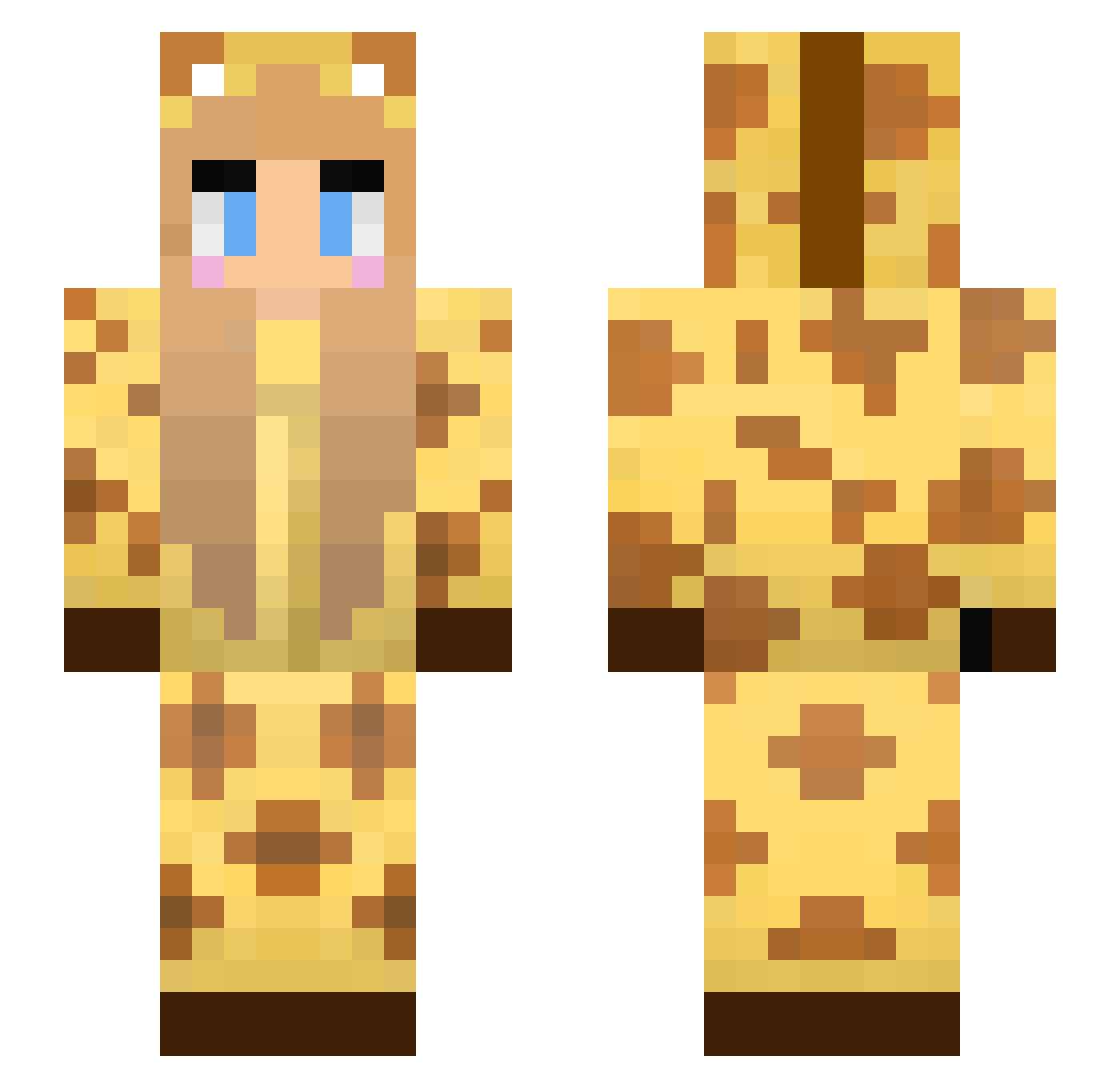aleisho_jalapeno Minecraft skin, front and back view