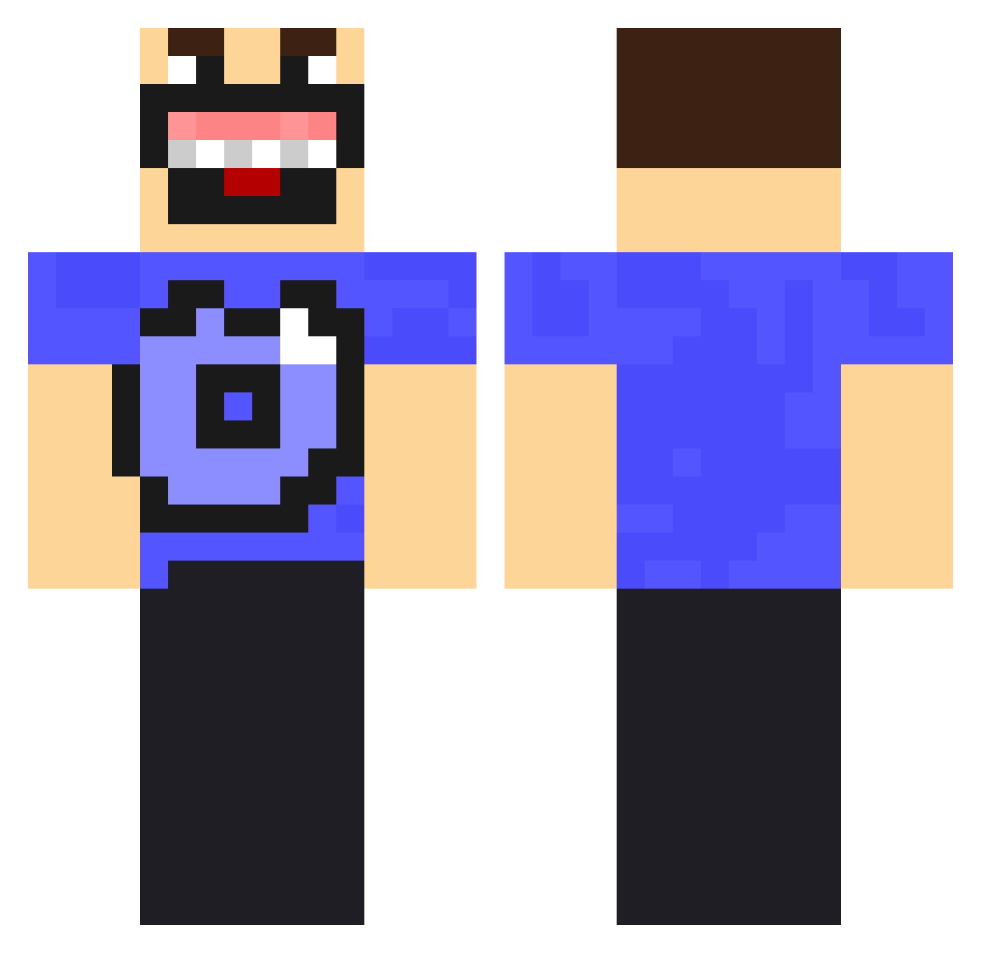 Federico01WGF Minecraft skin, front and back view