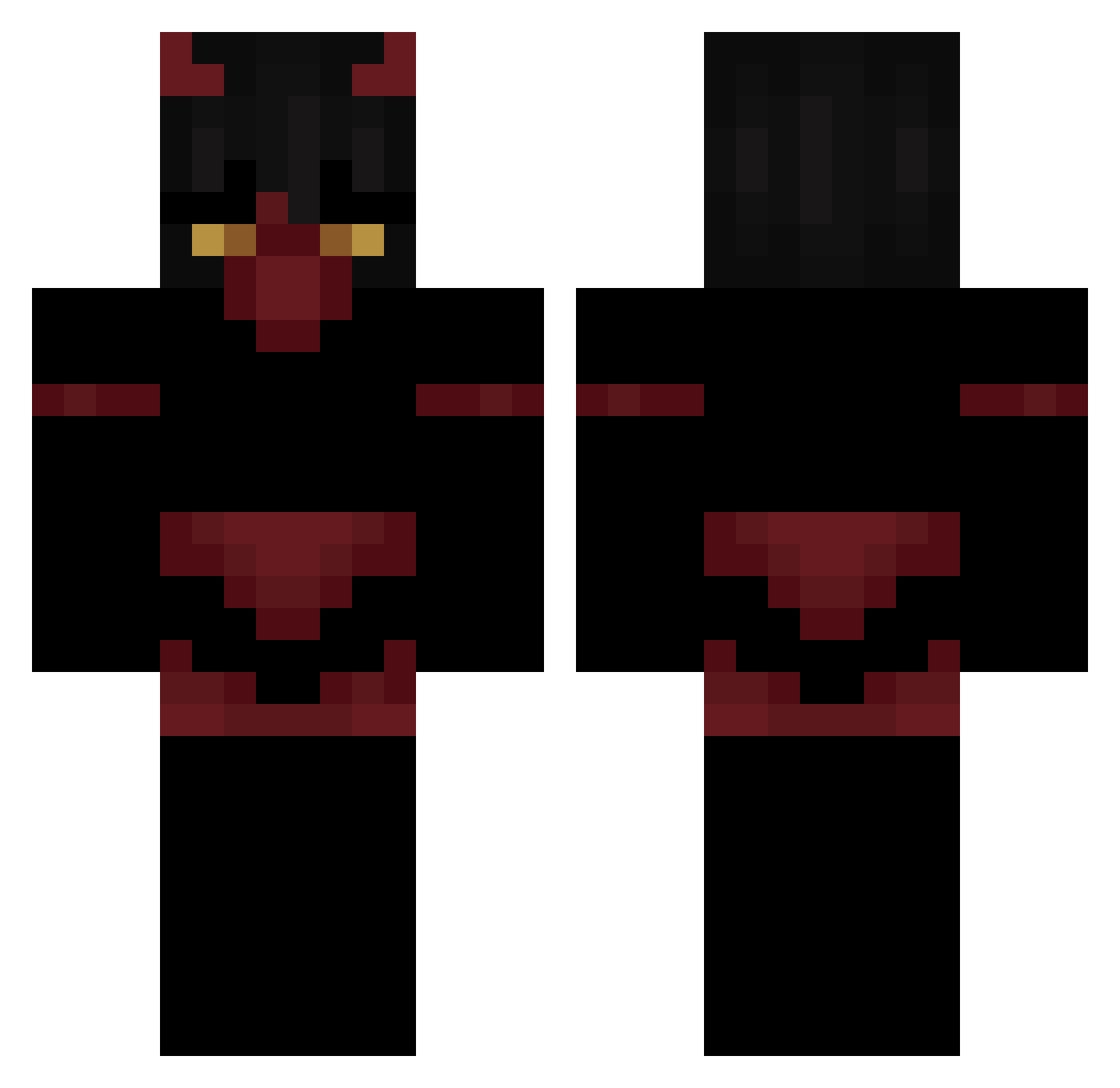 MrCheesey1024 Minecraft skin, front and back view
