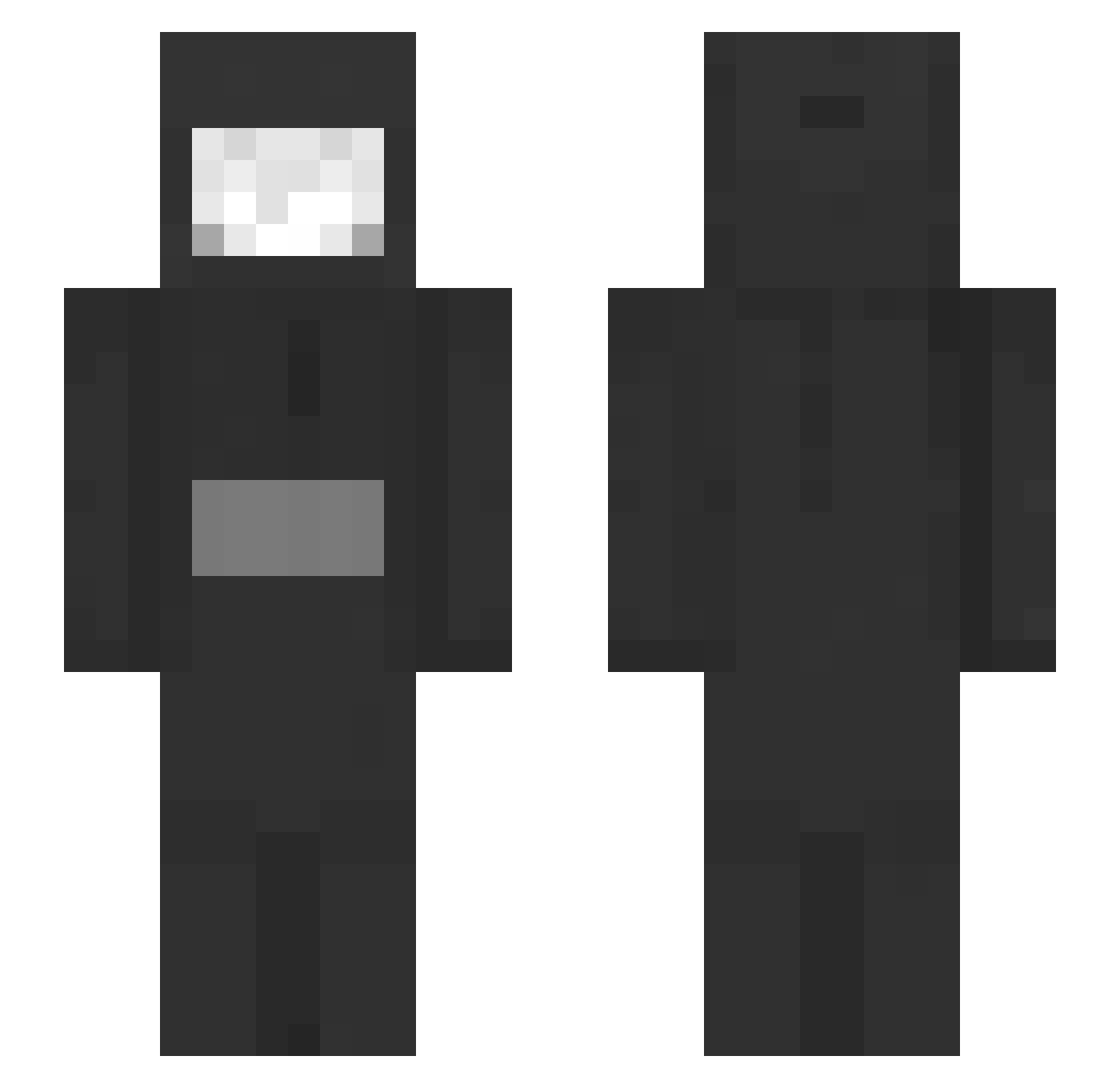 TungTungMokozoXD Minecraft skin, front and back view