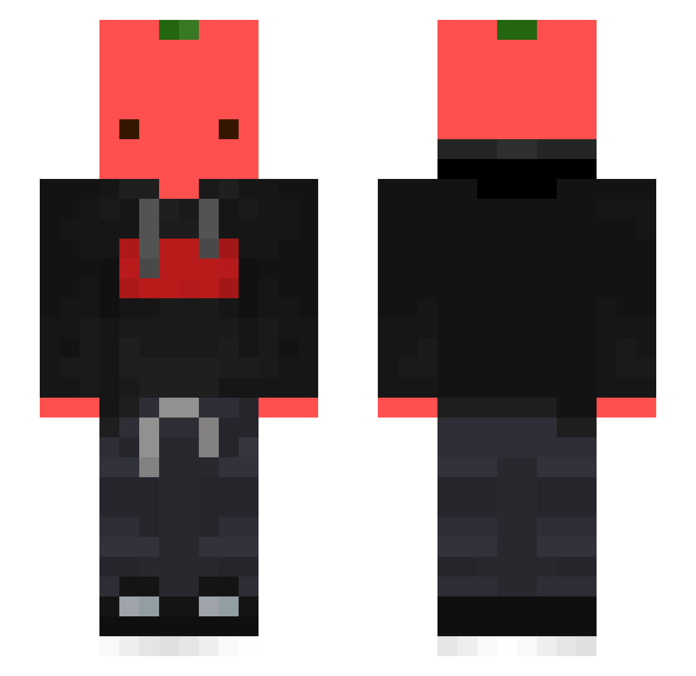 TheXiaoYang_ Minecraft skin, front and back view