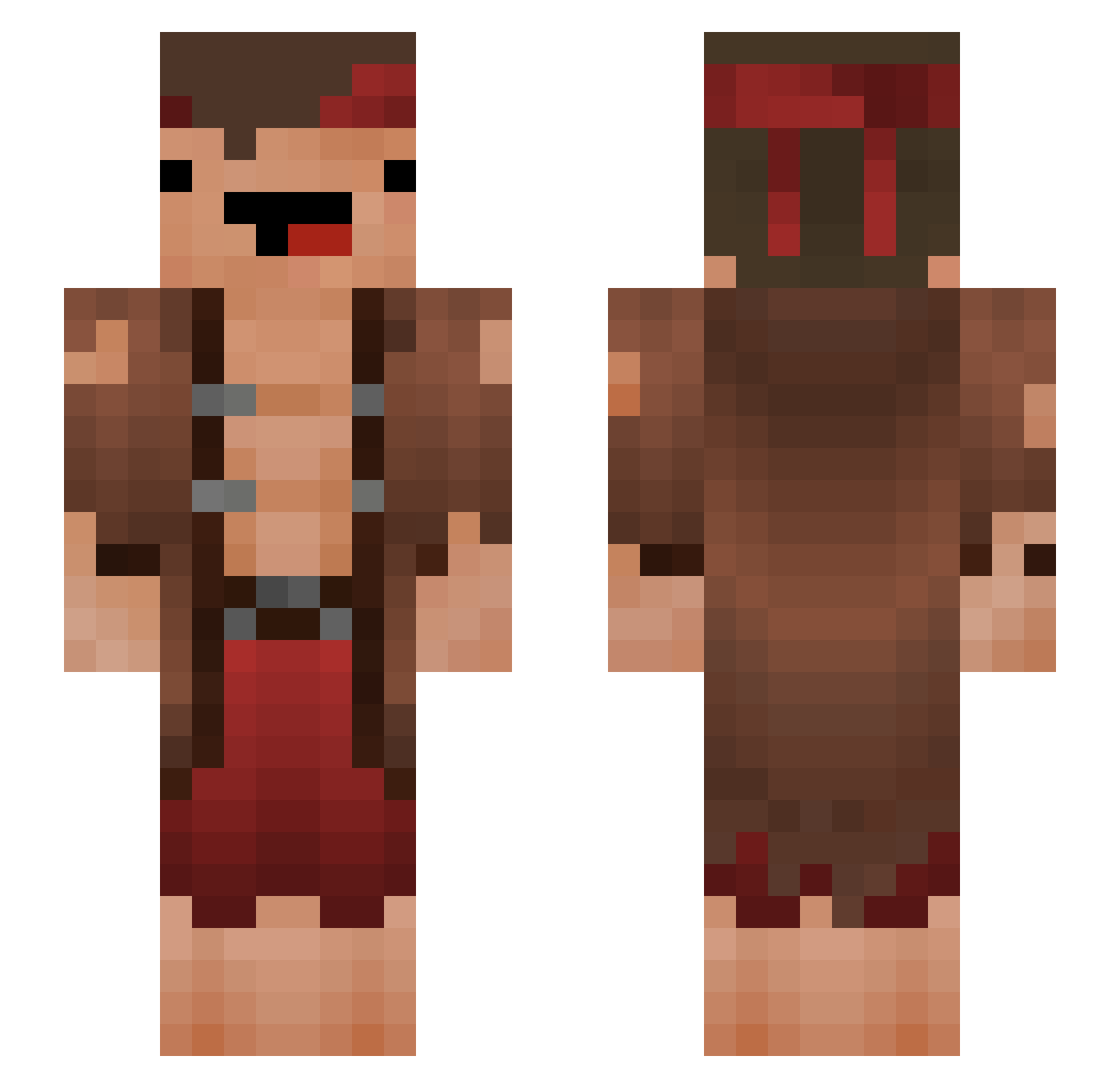 RewinsideJr Minecraft skin, front and back view